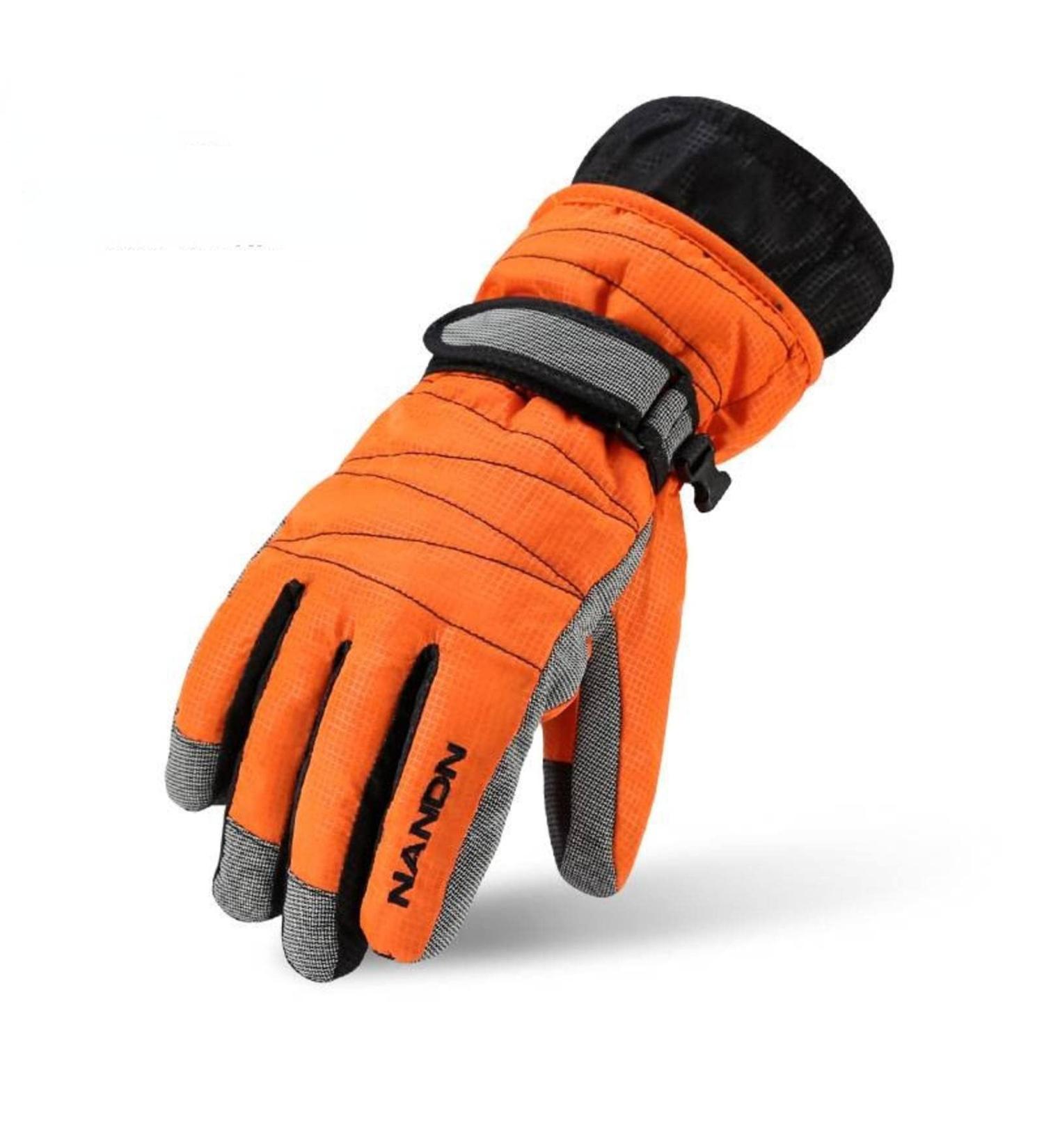 Ski Gloves Couple Outdoor Cold-Proof Plus Velvet Riding Gloves Wind-Proof Cold-Resistant Warm Split-Finger Gloves Lorange - Buy Online on SooperMarket.com