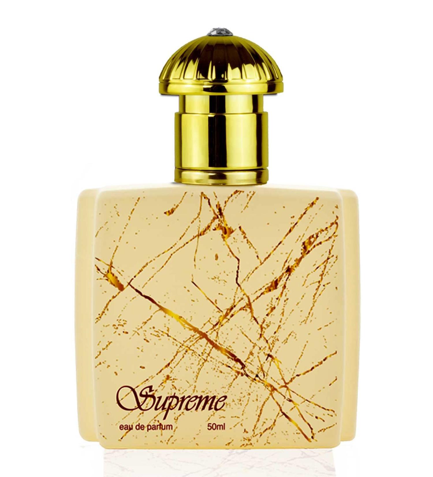 SUPREME 50 mL Sweet Fruity Oriental Fragrance with Mild Vanilla and Woody Accords and Sultry Base Notes of Musk and Amber - Buy Online on SooperMarket.com