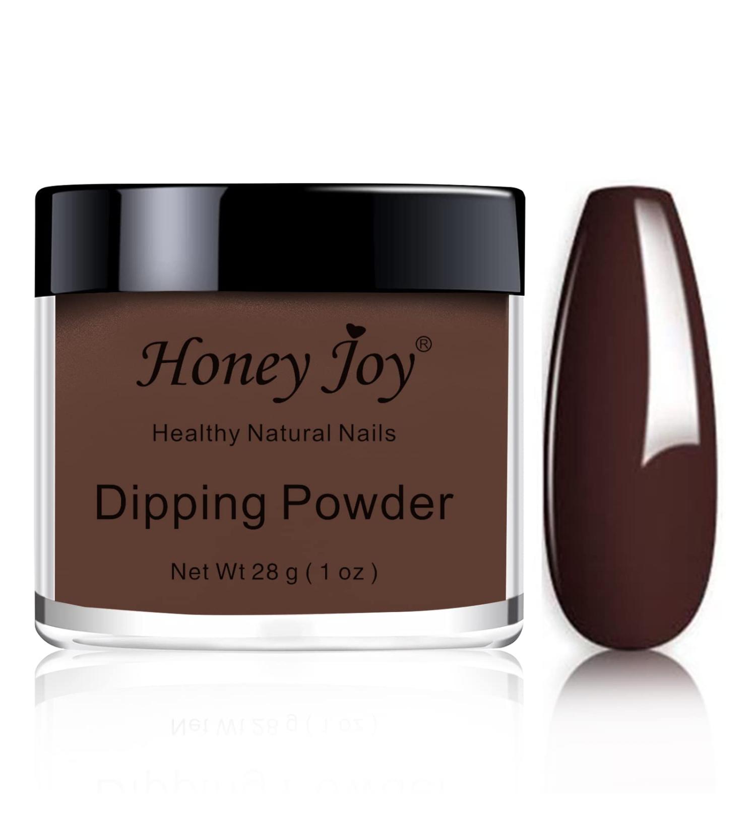 28g/Box Maroon Brown Coffee Dipping Powder No Lamp Cure | Gel Polish Effect | Smooth Finish (No.18) - Buy Online on SooperMarket.com