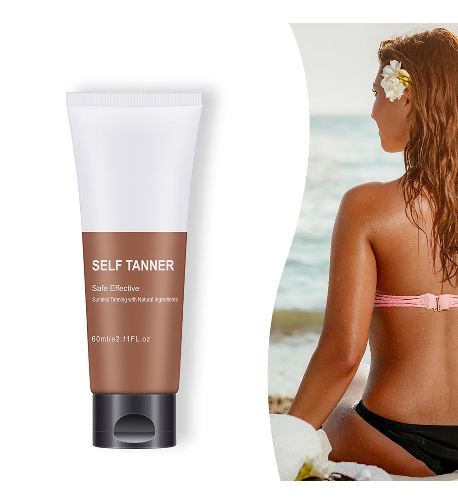 Self Tanner Cream & Sunscreen Lotion for Bronzed Skin - Premium Body Tanning Solution - Buy Online on SooperMarket.com