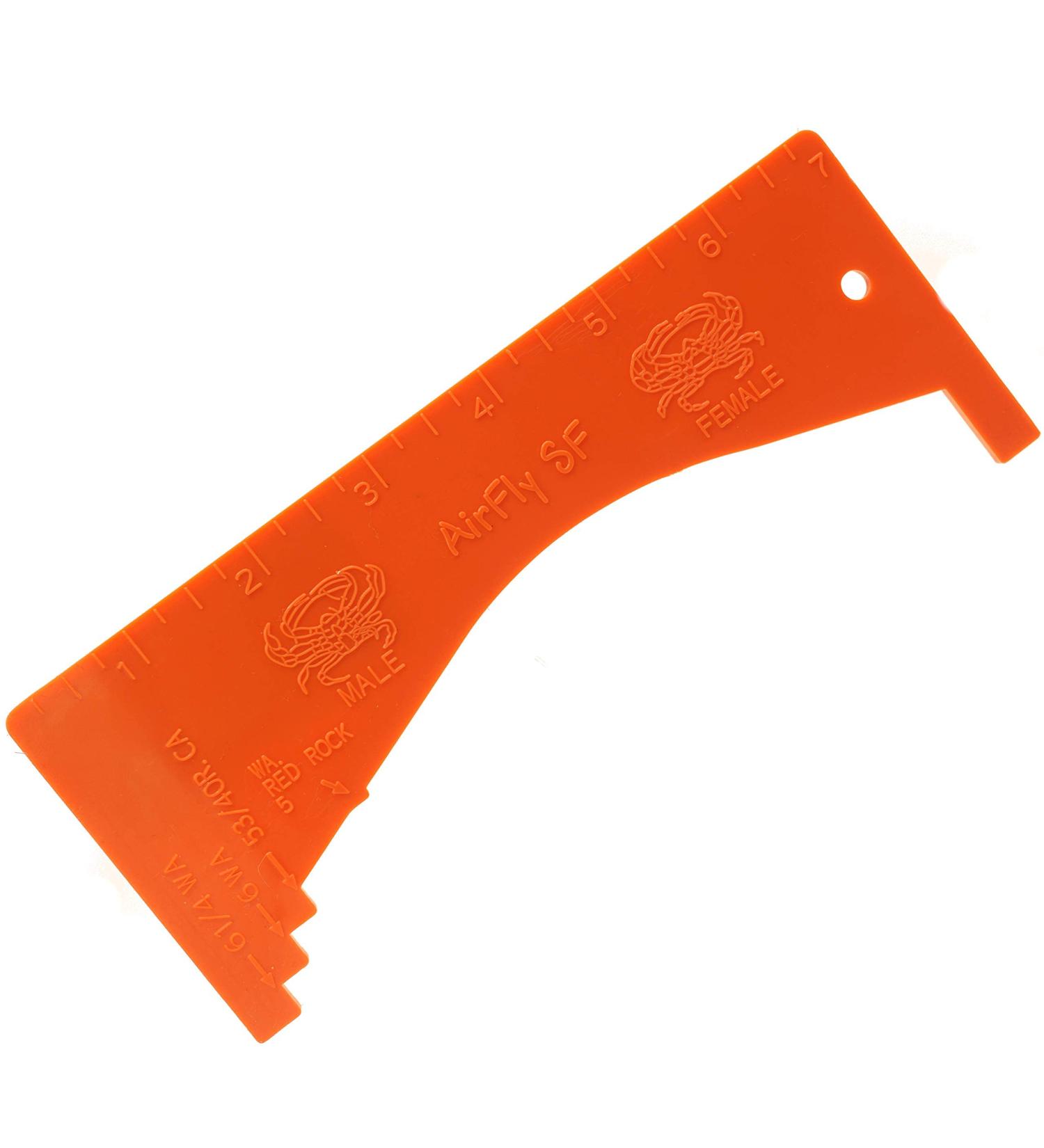 AirFly Crab Gauge - Accurately Measure Dungeness & Rock Crabs - Convex Design - Buy Online on SooperMarket.com