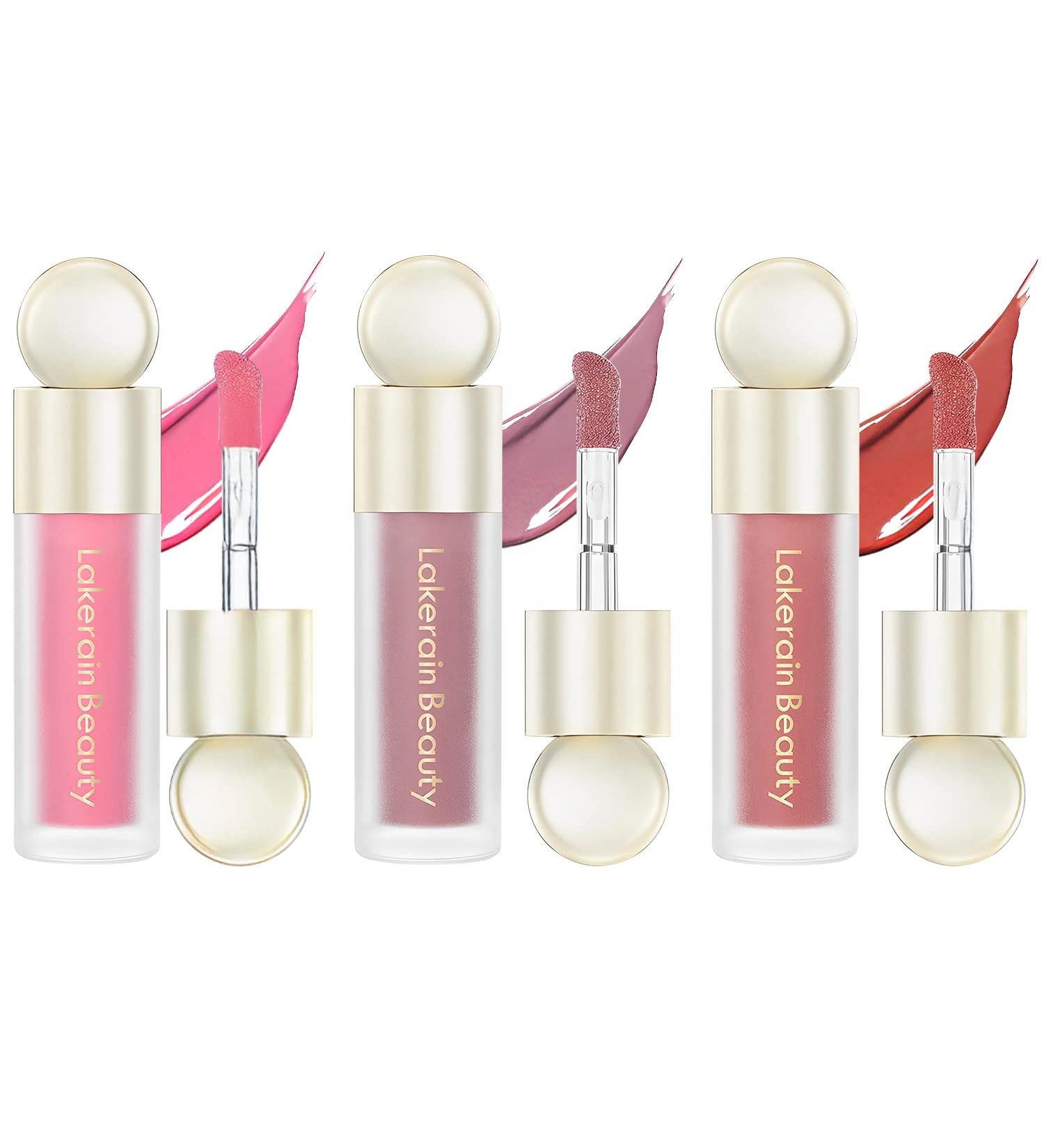 Natural Matte Cream Blush Stick for Cheeks, Eyes, and Lips - Long-Lasting Moisturizing Formula | 3 Shades (Happy, Hope, Love) - Buy Online on SooperMarket.com