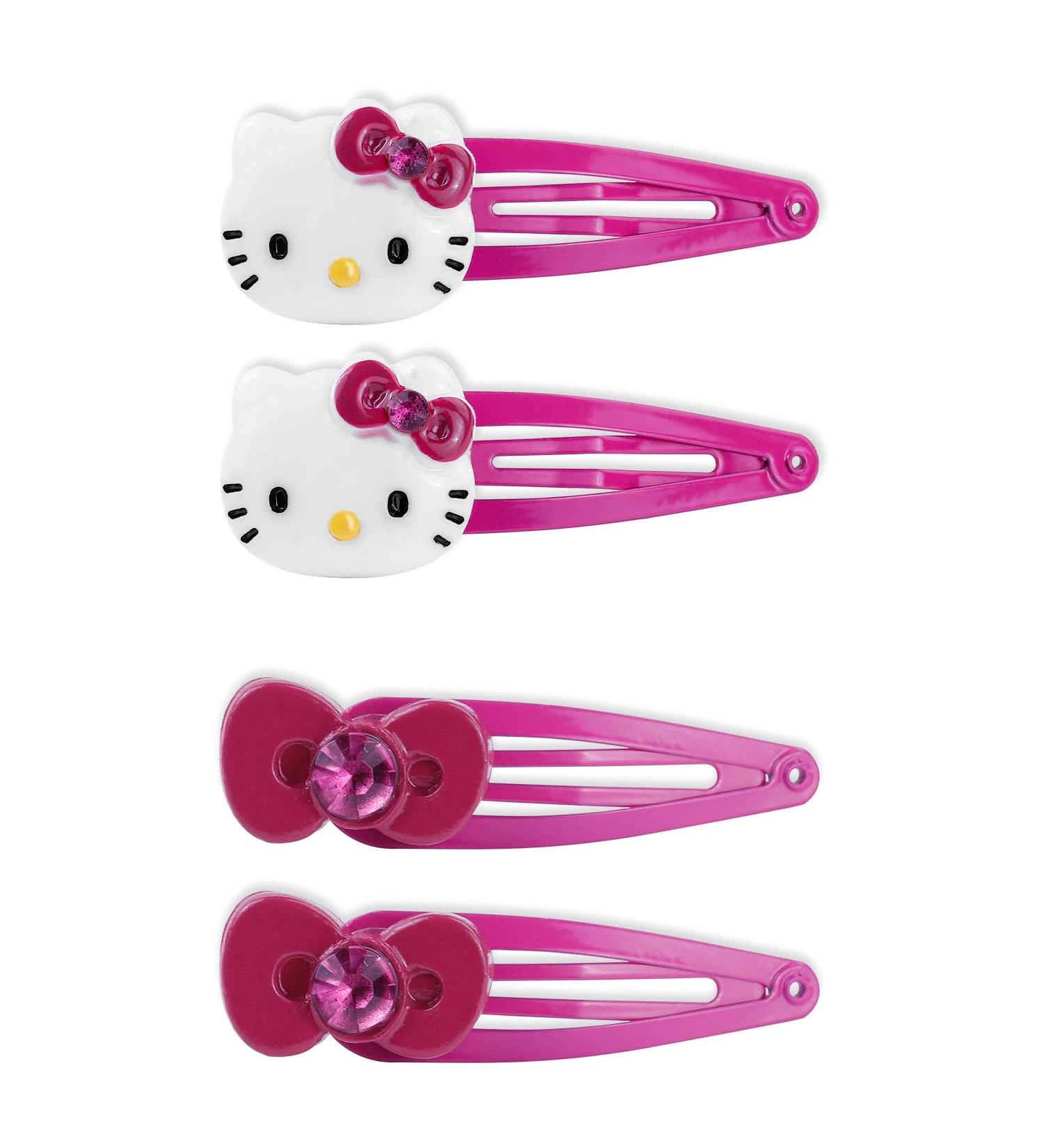Kawaii Kitty Hair Clips Set - 4pcs Cat Hair Accessories for Girls | HC-4pcs Kitty - Buy Online on SooperMarket.com