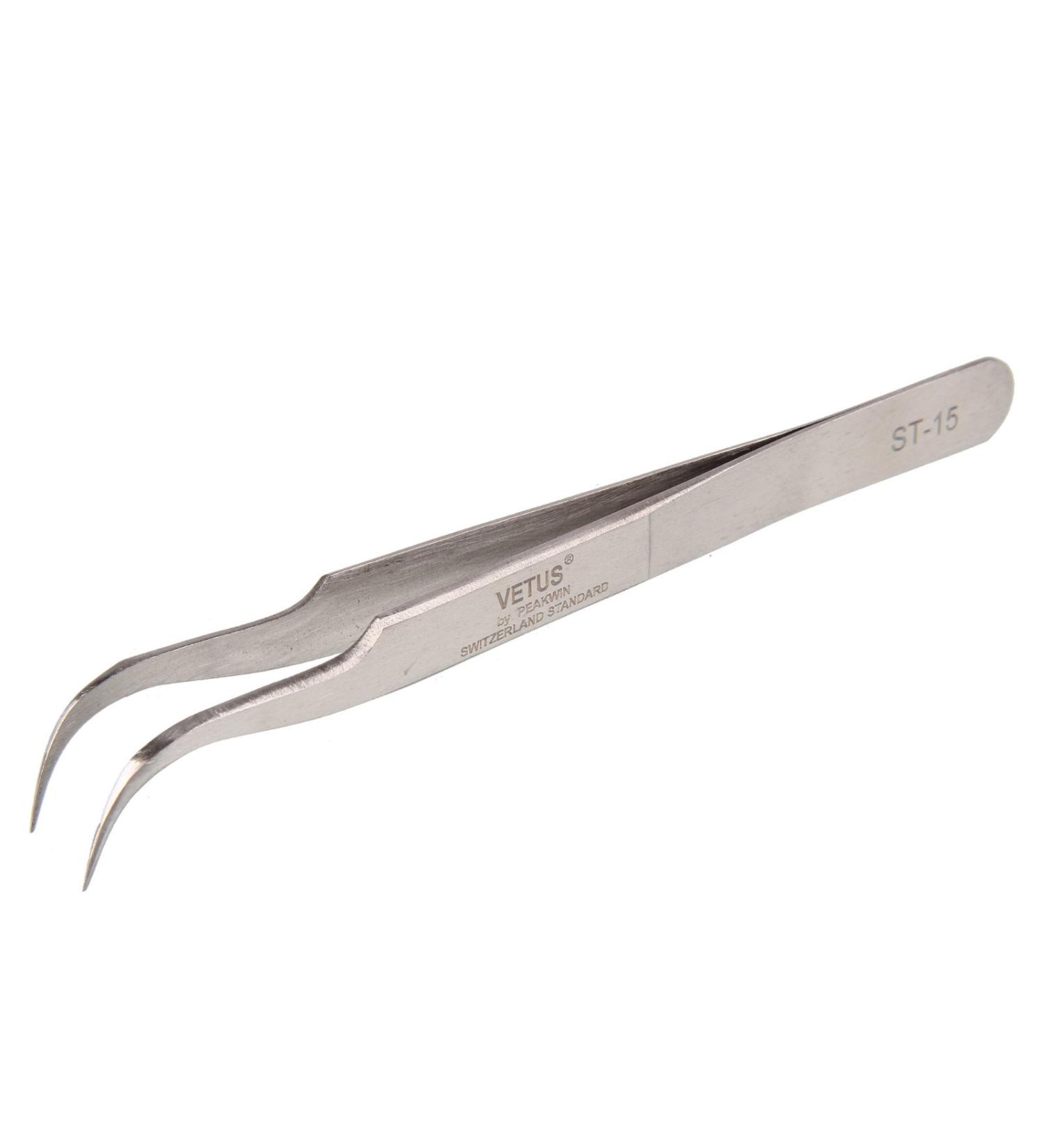 Beauty7-VETUS_ST-15 Super-Fine High Precision Tweezers Acid Resistant