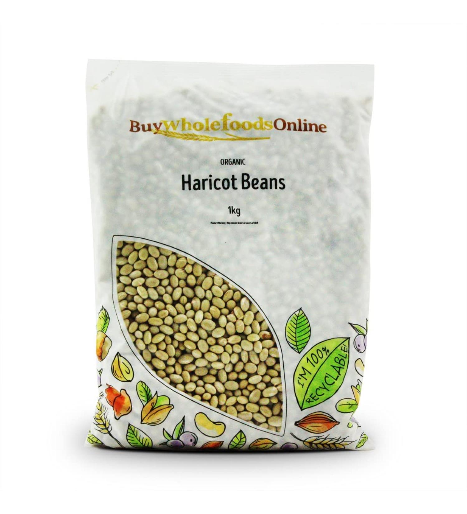 Organic Haricot Beans 1kg (BWFO)