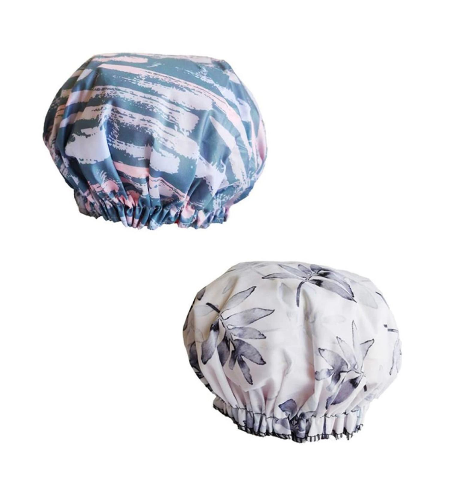 Healeved La Hats for Women - 2pcs Fluffy Shower Caps Bath Cap for Girls and Women - Hair Protective Head Cover for Showering and Swimming - Buy Online on SooperMarket.com