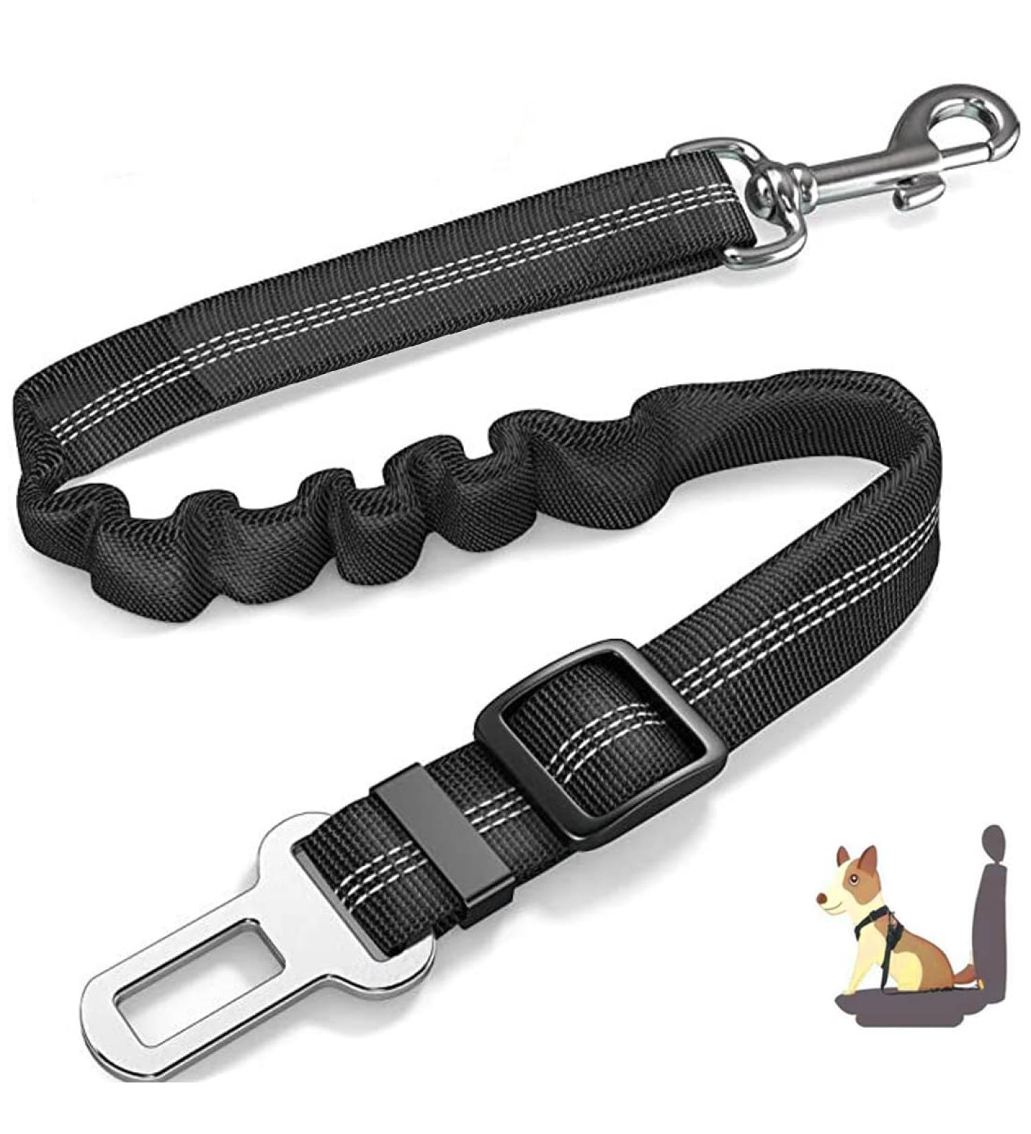 Razor Belt Dog Car Harness Extension | Padded Leash & Universal Carabiner for Safe Dog Travel - Buy Online on SooperMarket.com