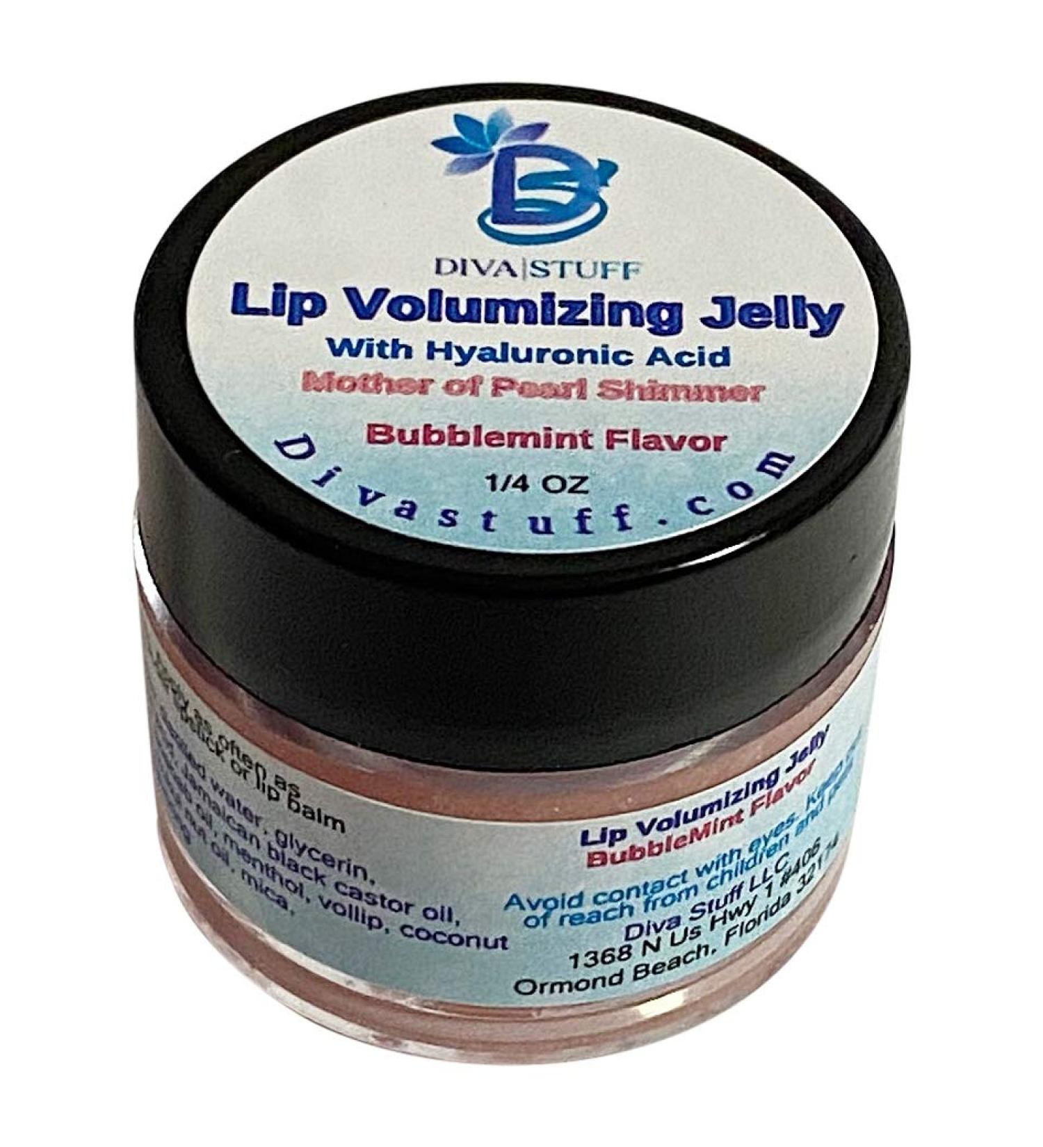 Shop Lip Volumizing Jelly - Bubble Mint Flavor | Hyaluronic Acid Jamaican Black Castor Oil & Vitamin E | Hydrate & Plump Your Lips - Buy Online on SooperMarket.com