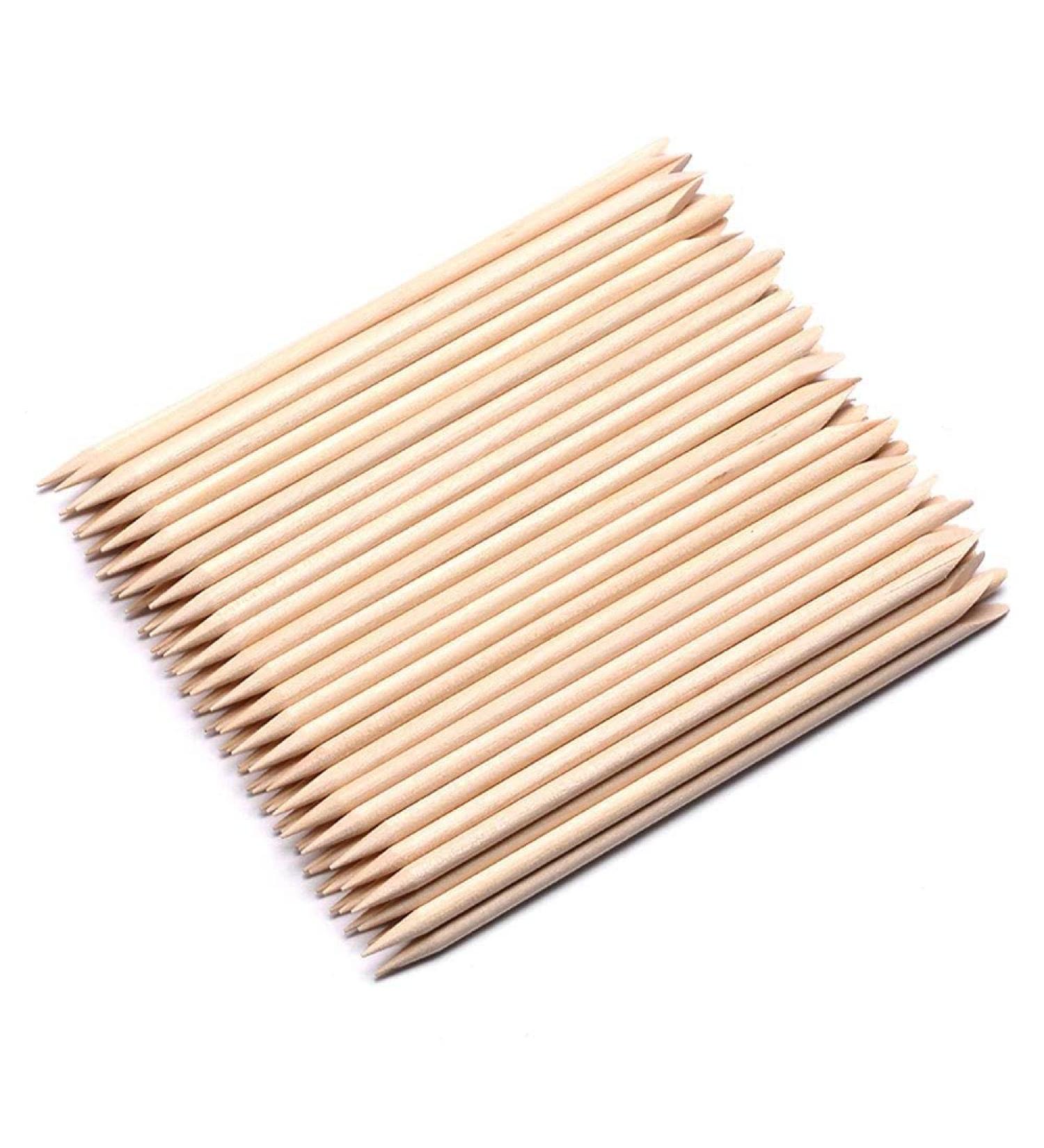 100 Pcs WACURRENTHYD 4.3in Nail Orange Sticks | Double Heads Cuticle Pusher Wood Sticks | Manicure Pedicure Tool (100 - Buy Online on SooperMarket.com