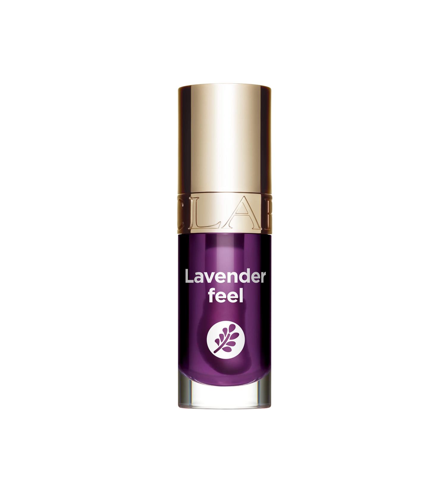 Clarins Limited Edition Lip Comfort Oil | Hydrates Nourishes and Protects Lips | Sheer High Shine Finish | 93% Natural Ingredients With Skincare Benefits | Blend of 3 Nourishing Plant Oils | 0.2 Oz 12 - Purple Lavender - Buy Online on SooperMarket.com