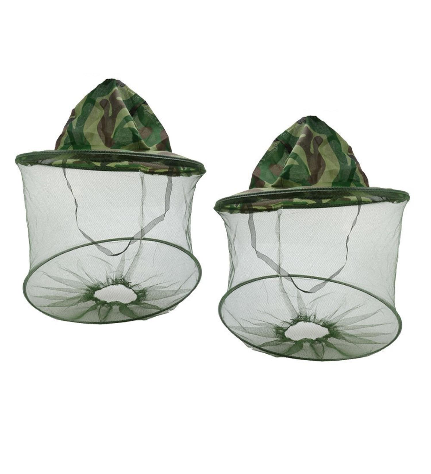 Sunreek Camouflage Beekeeping Masks & Caps - Insect Protection Hat with Net for Outdoor Fishing & Bug Shield - 2 Pieces - Buy Online on SooperMarket.com