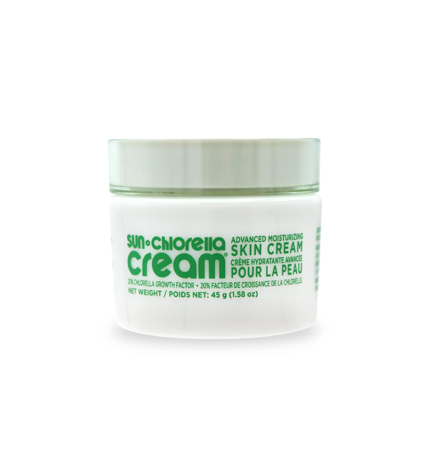 Sun Chlorella Cream Face Moisturizer - Deep Hydration & Anti-Aging - Natural Skin Care for Radiant Glow - Paraben Free 1.58oz - Buy Online on SooperMarket.com