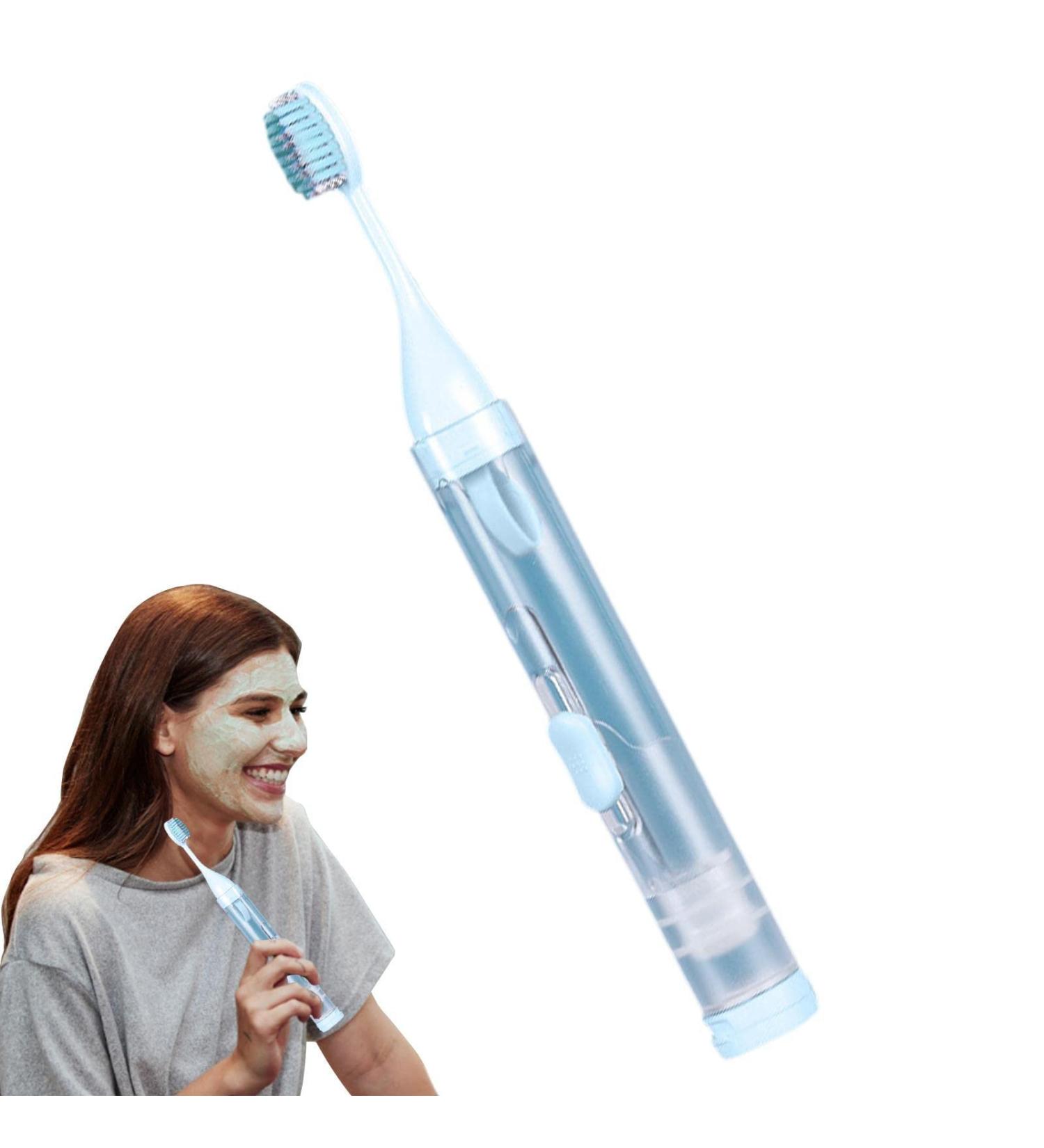 VISIBLURRY Travel Toothbrush Set - Foldable & Comfortable Tooth Cleaning Solution | Perfect for Excursions Camping & Business Trips - Buy Online on SooperMarket.com