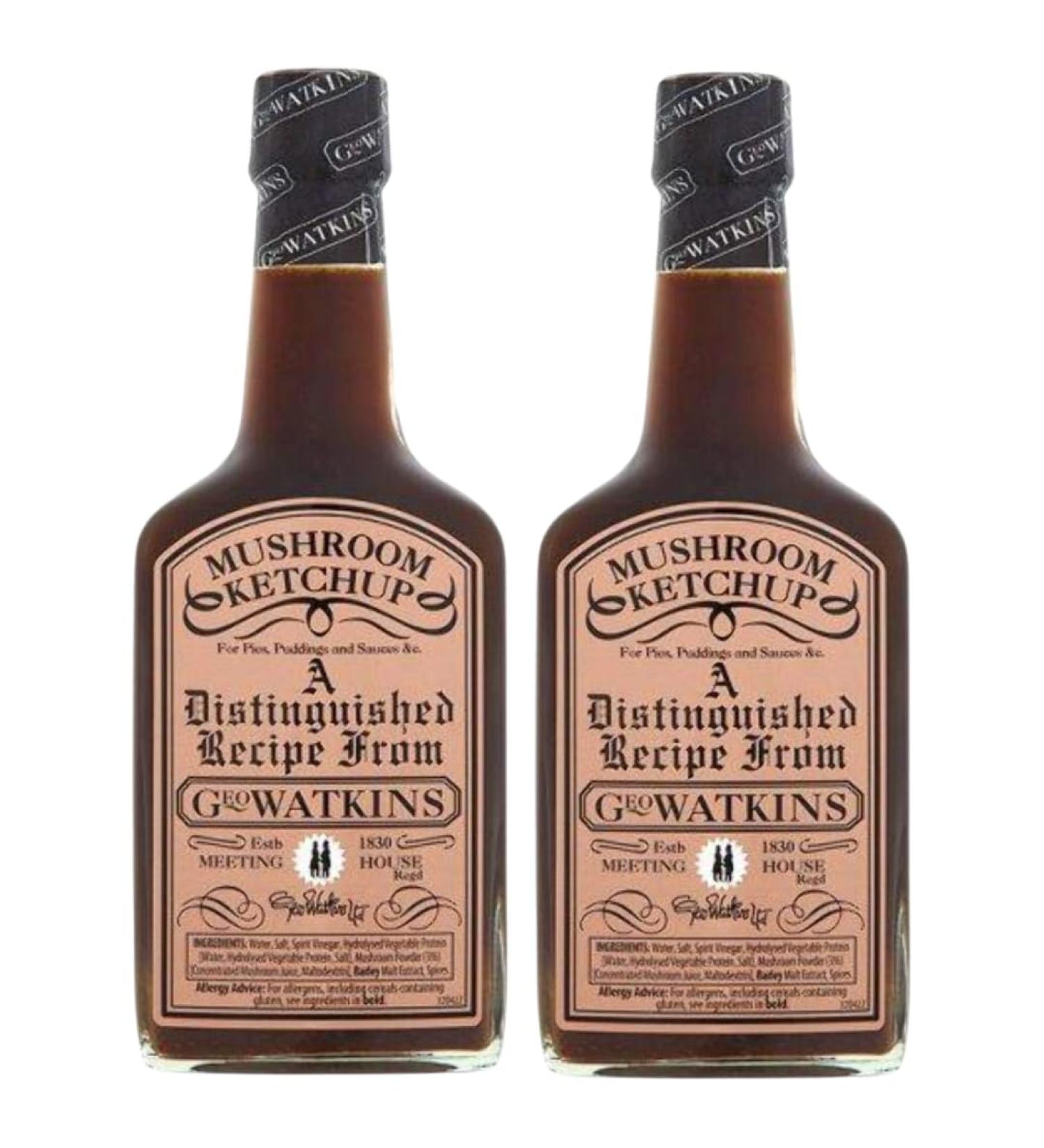 Ketchup Bundle with Geo Watkins Mushroom Ketchup 190ml (2 Pack)