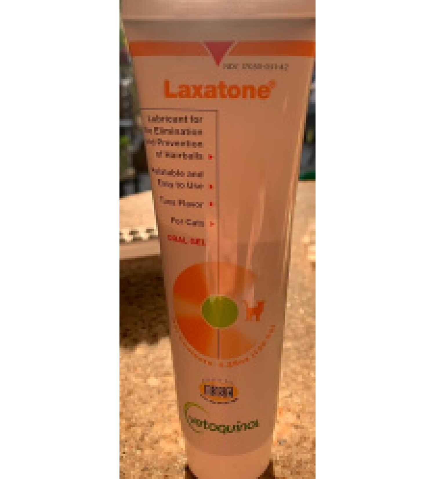 Laxatone: Oral Hairball Lubricant Gel for Cats  Tuna-Flavored, 4.25 oz