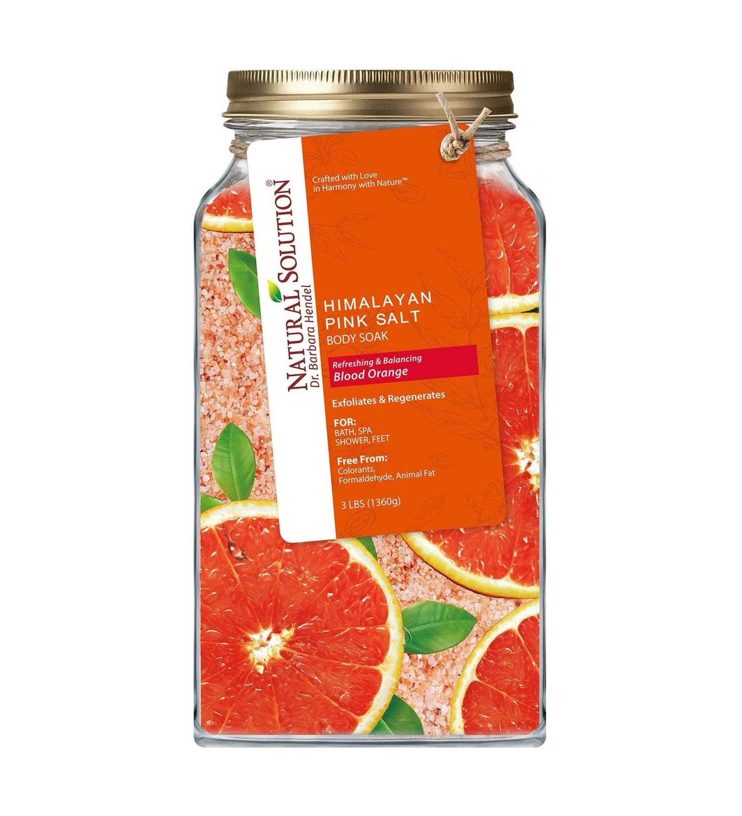 Organic Blood Orange Foot Soak Therapy - 3lbs Bath Salt for Joint & Muscle Relief - Buy Online on SooperMarket.com