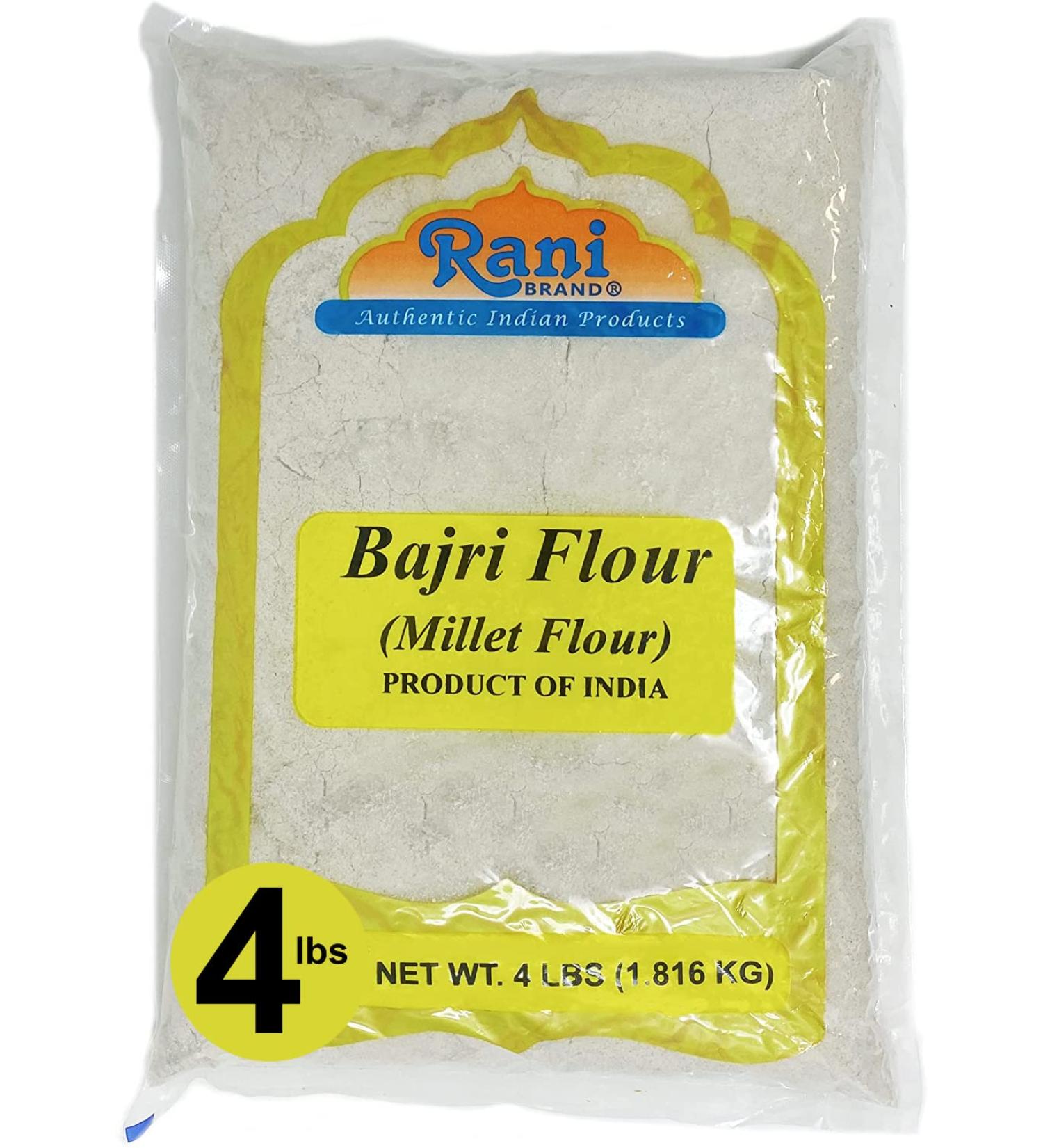 Rani Bajri Flour 64oz (4lbs) - All Natural, Vegan, NON-GMO, Indian Origin - Buy Online on SooperMarket.com