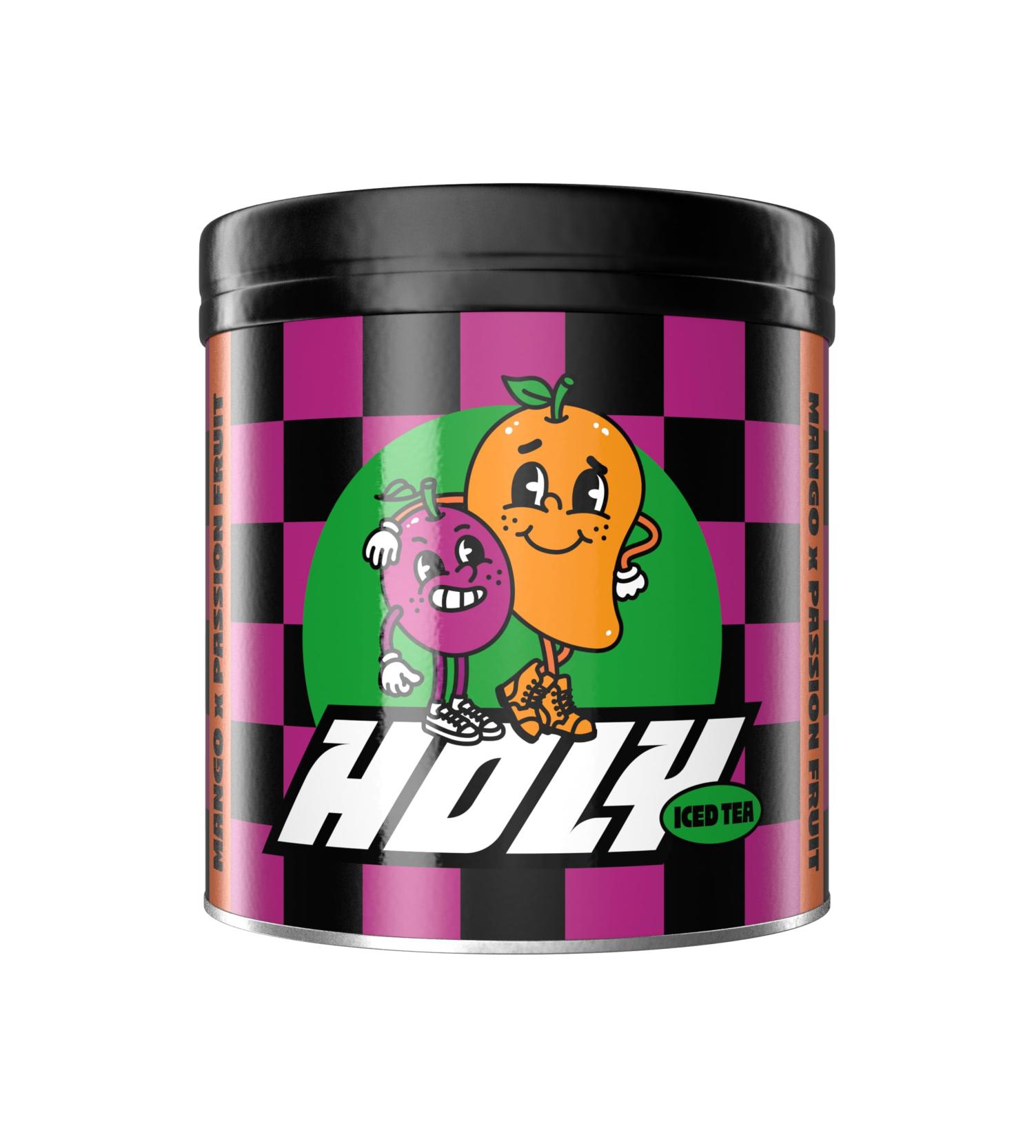 Holy Iced Tea Mango X PassionFruit - 50 Sugar-Free Portions | Antioxidants & Fiber | Vegan & 100% Natural Fruit | Immunity Booster (350g) - Buy Online on SooperMarket.com