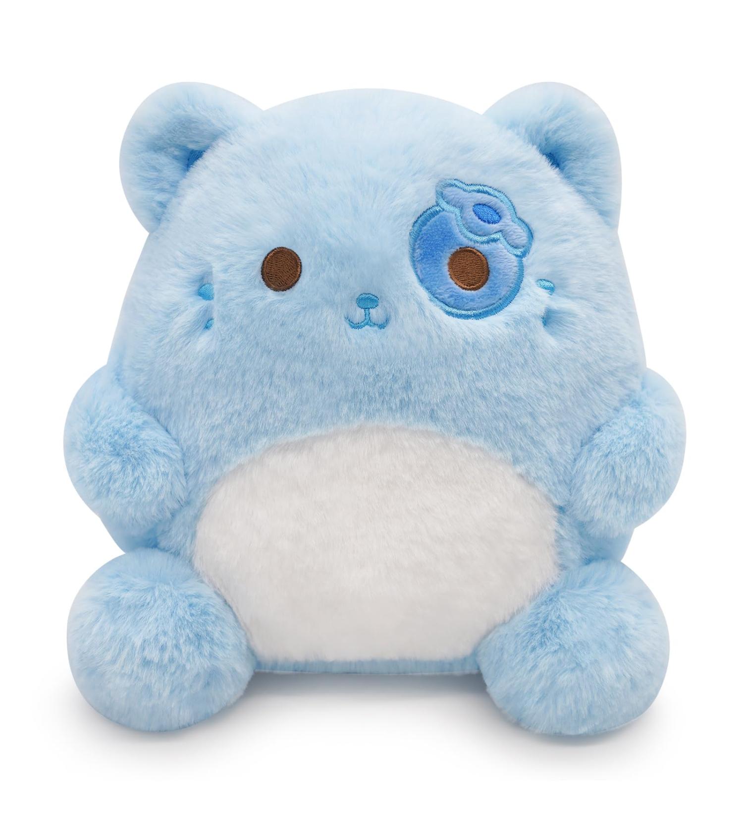 Yamepuia Blueberry Cat Stuffed Animal - Cute Plush Toy Doll for Kids and Adults - Buy Online on SooperMarket.com
