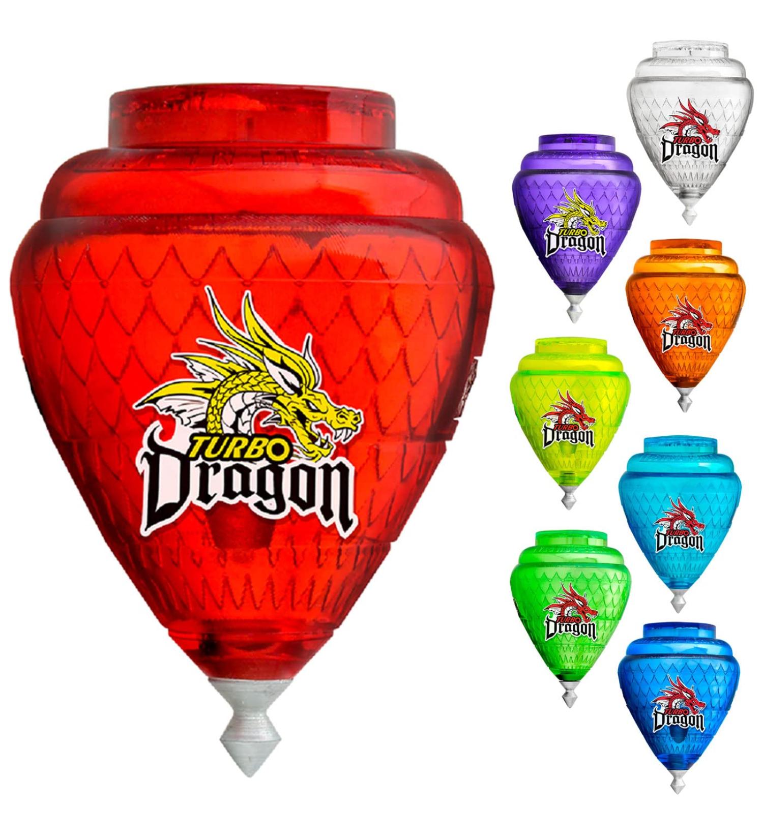 Buy TROMPOS COMETA Turbo Dragon Spinning Top | International Shipping | Random Color | Rotating Tip - Buy Online on SooperMarket.com