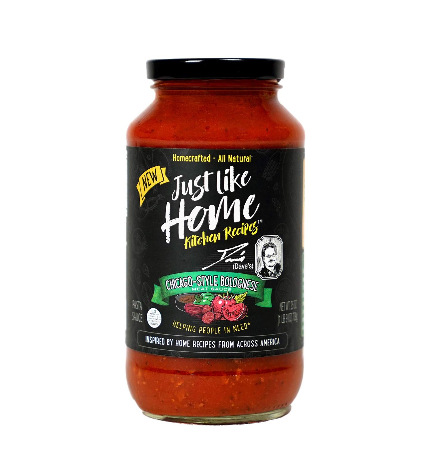Dave's Chicago-Style Bolognese 25 oz - Gluten Free Non-GMO 100% All Natural Tomato Sauce - Buy Online on SooperMarket.com