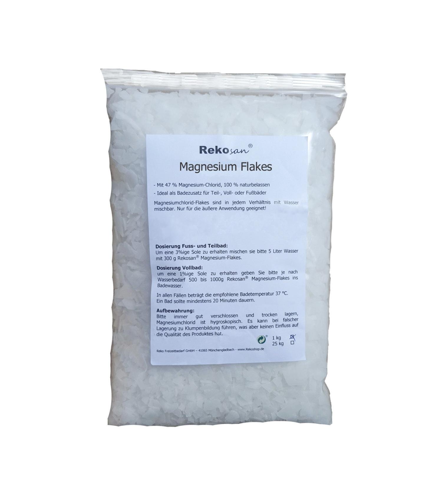 Rekosan Magnesium Chloride 47% MgCl2 Flakes 1 kg