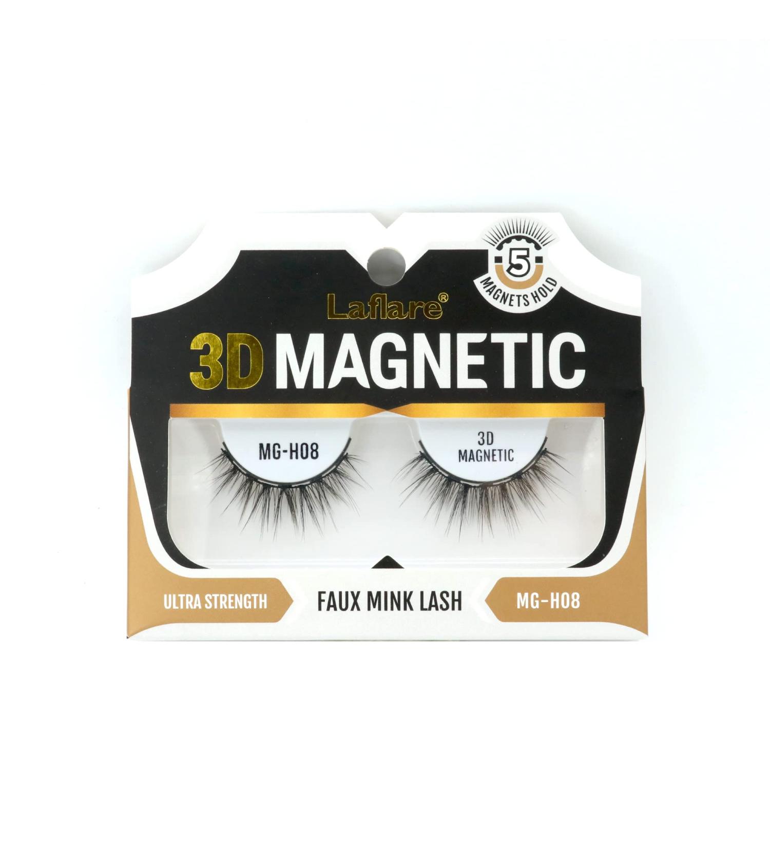 Laflare 3D Magnetic Eyelashes - Natural Look Reusable False Lashes No Adhesive Required | Shop Internationally - Buy Online on SooperMarket.com