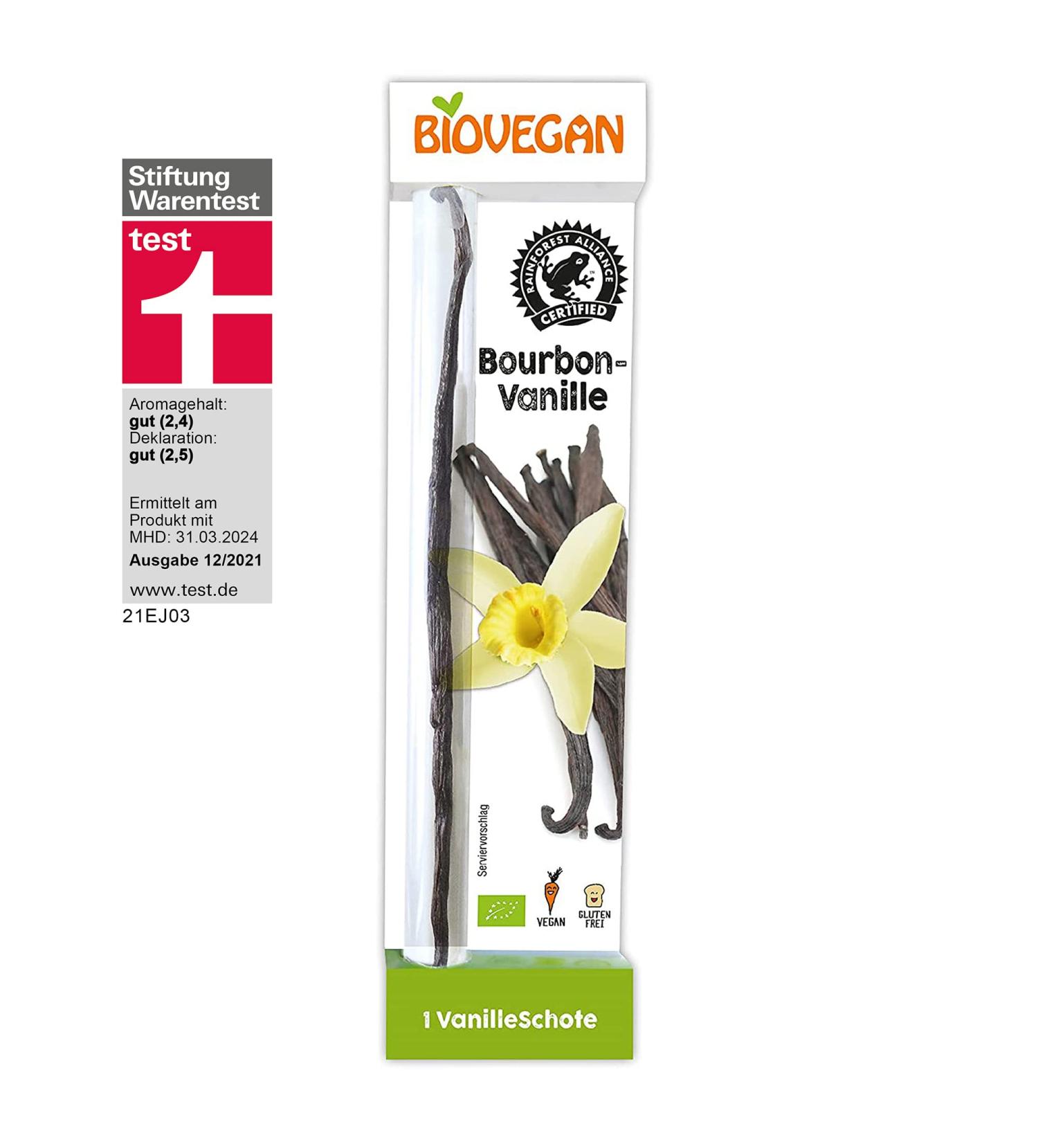 Bourbon Vanilla Cane (Gluten-Free) - BIO VEGAN - Buy Online on SooperMarket.com
