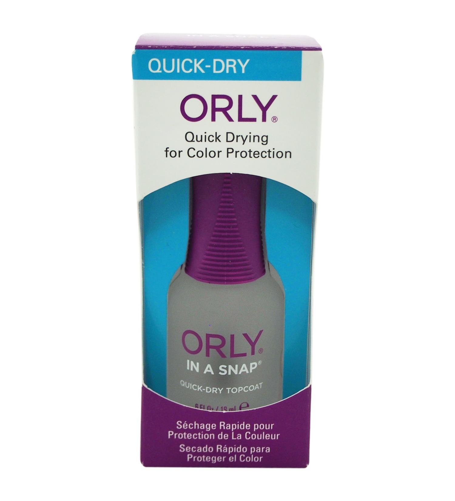Orly In-A-Snap Nail Dryer 0.6oz - Fast Drying Formula - Buy Online on SooperMarket.com