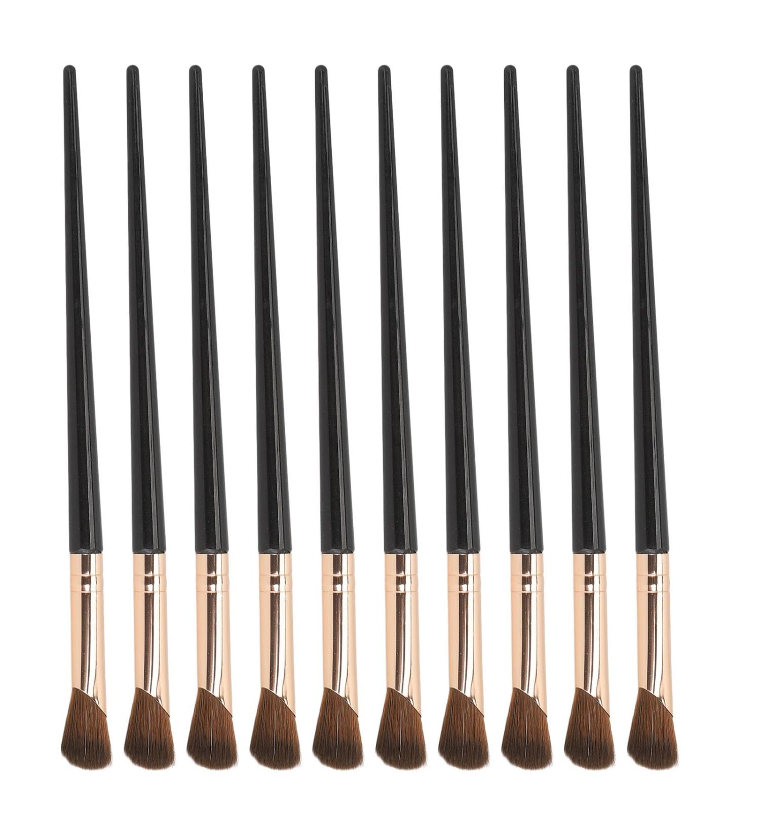 10pcs Nose Shadow Brush Set - Soft Sickle Shaped Brushes for Precision Makeup Application - Buy Online on SooperMarket.com