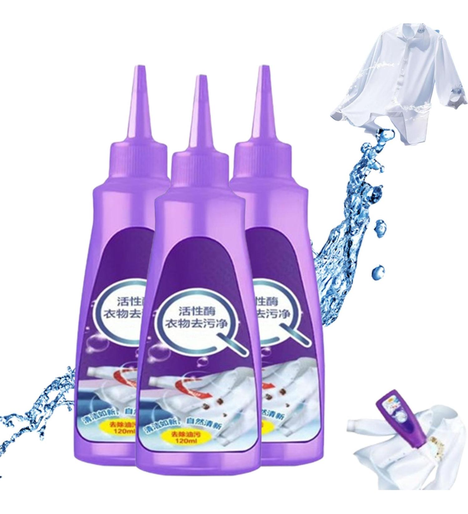 Shedmuller Stain Remover Shed Muller Active Enzyme Stain Remover Stain Remover for Clothes Laundry Stubborn Stains Cleaner Active Enzyme Laundry Stain Remover (3PCS) - Buy Online on SooperMarket.com
