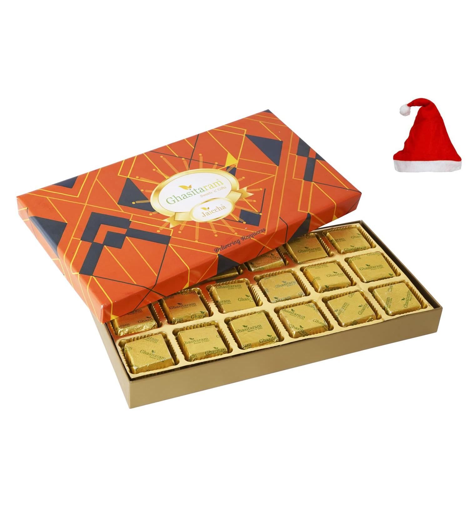 Jaiccha Ghasitaram Christmas Gifts MEWA Bites in Designer Box 18 pcs Mewa Bites in Designer Box 18 pcs Cap - Buy Online on SooperMarket.com