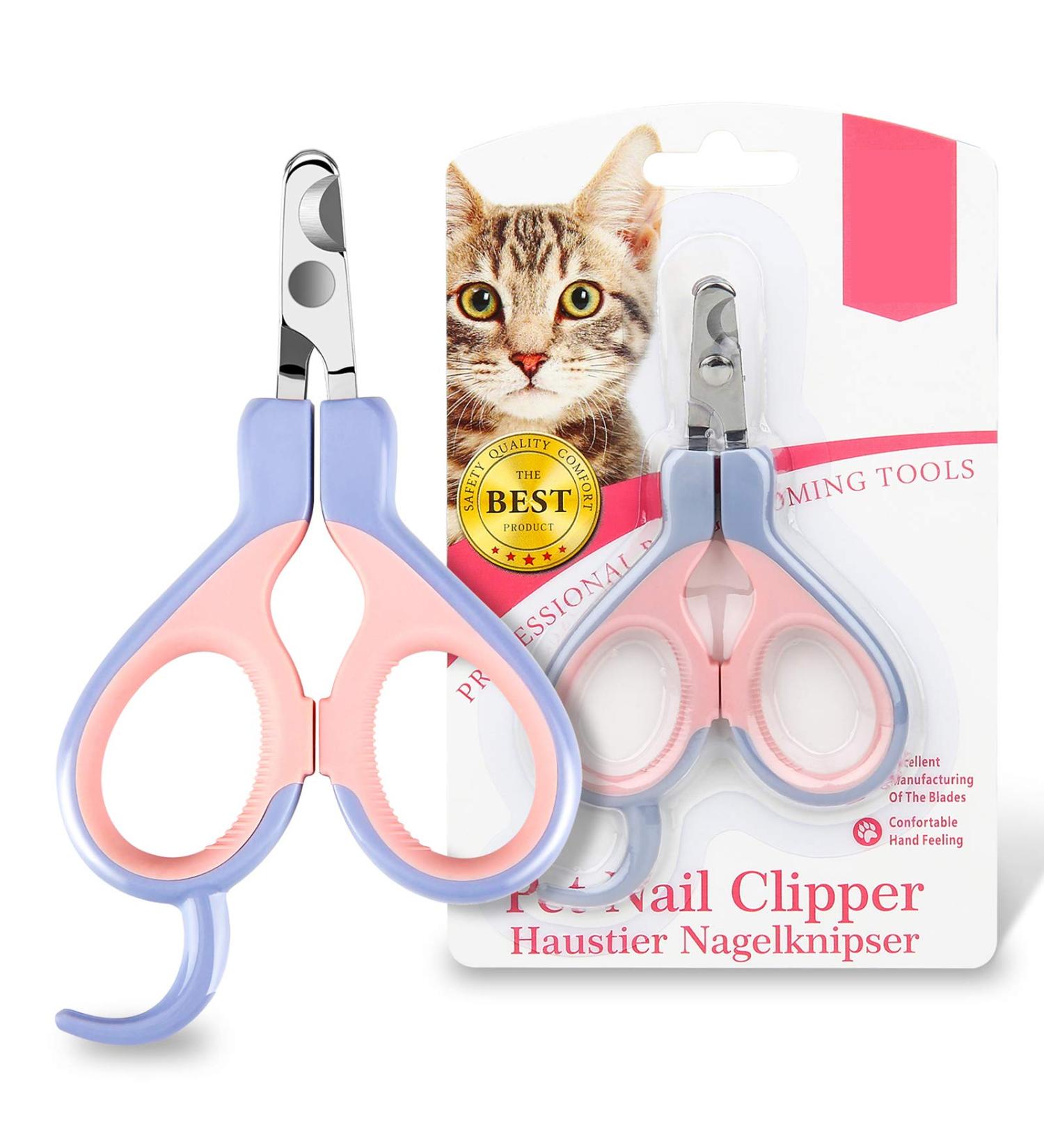 EooCoo Pets Nail Clippers with Safety Lock - S Pink+Purple - Buy Online on SooperMarket.com