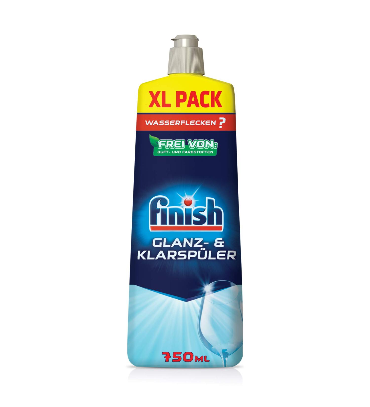 Finish Shine & Rinse Aid for Radiant, Dryer Dishes - 750 ml Mega Pack - No Water Stains - Buy Online on SooperMarket.com