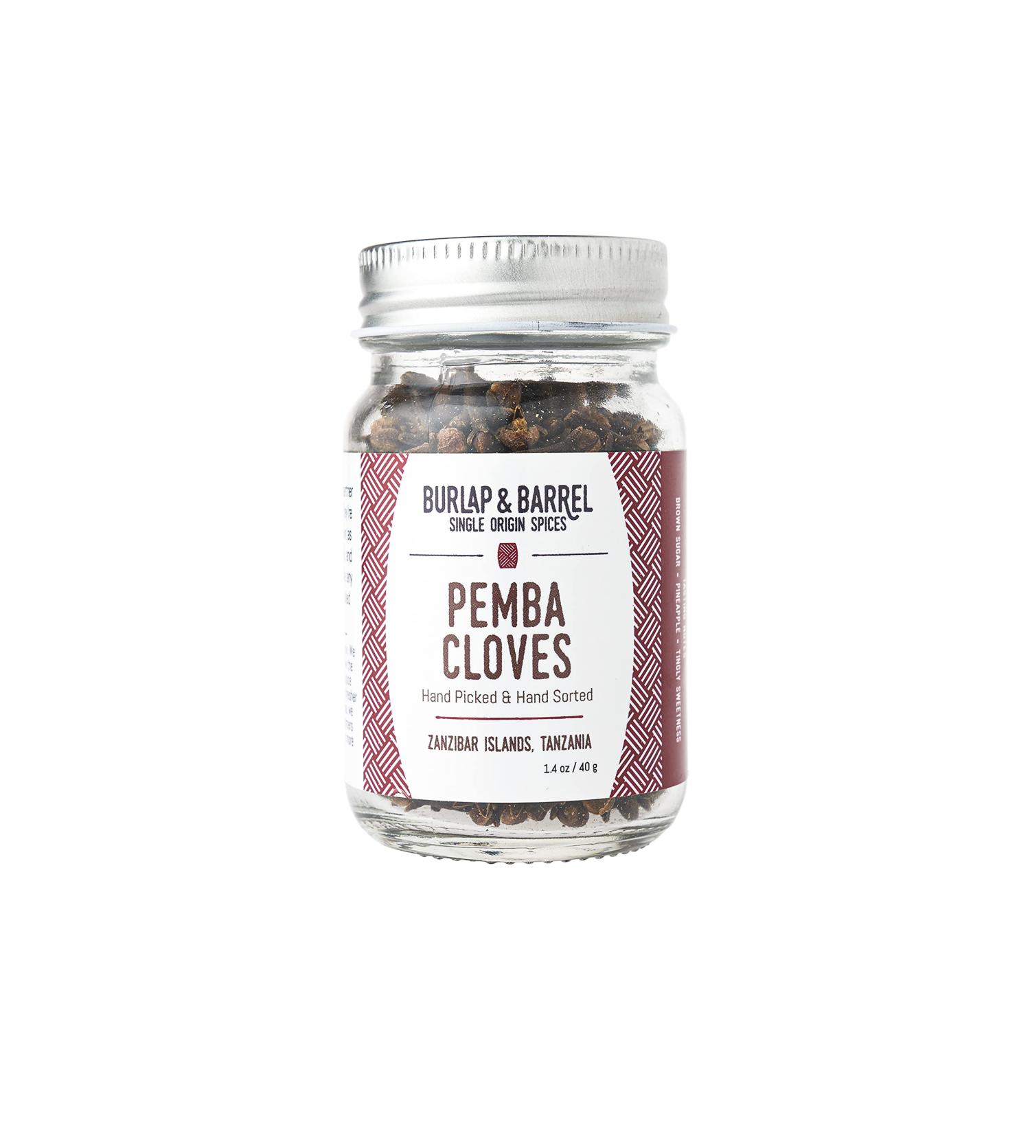 Burlap & Barrel Pemba Cloves - Premium Cloves from Shark Tank - 1.4oz Glass Jar - Buy Online on SooperMarket.com