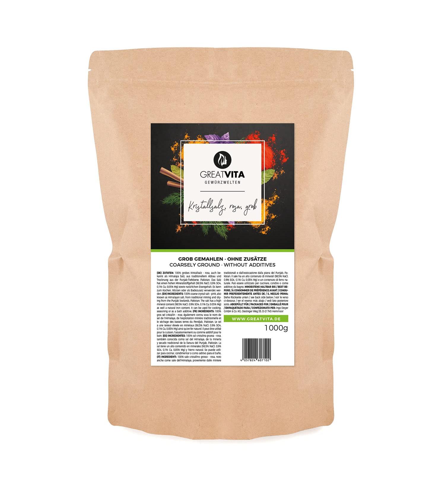 MeaVita 60710 Crystal Salt 1000 g - Buy Online on SooperMarket.com