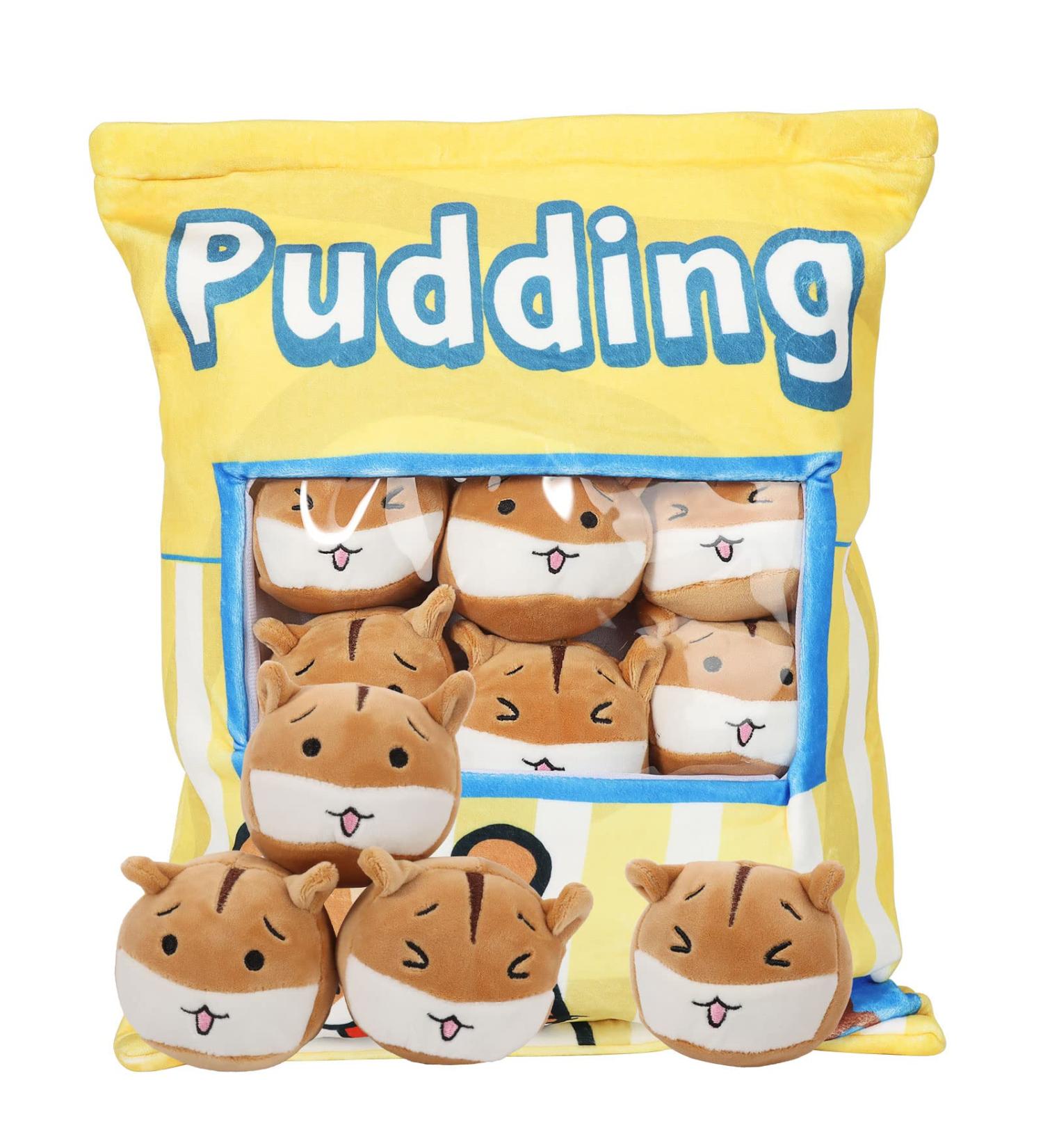 HXPLN Hamster Plush Pillow Cute Stuffed Animal Doll for Teenagers, Girls, Children Set of 8 Yellow Hamsters - Buy Online on SooperMarket.com
