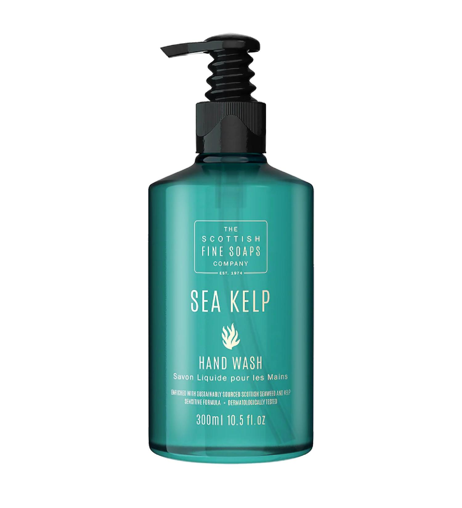 Scottish Fine Soaps Sea Kelp Marine Hand Wash - 300ml Pump | Luxurious Hydration for All Skin Types | Shop Internationally - Buy Online on SooperMarket.com