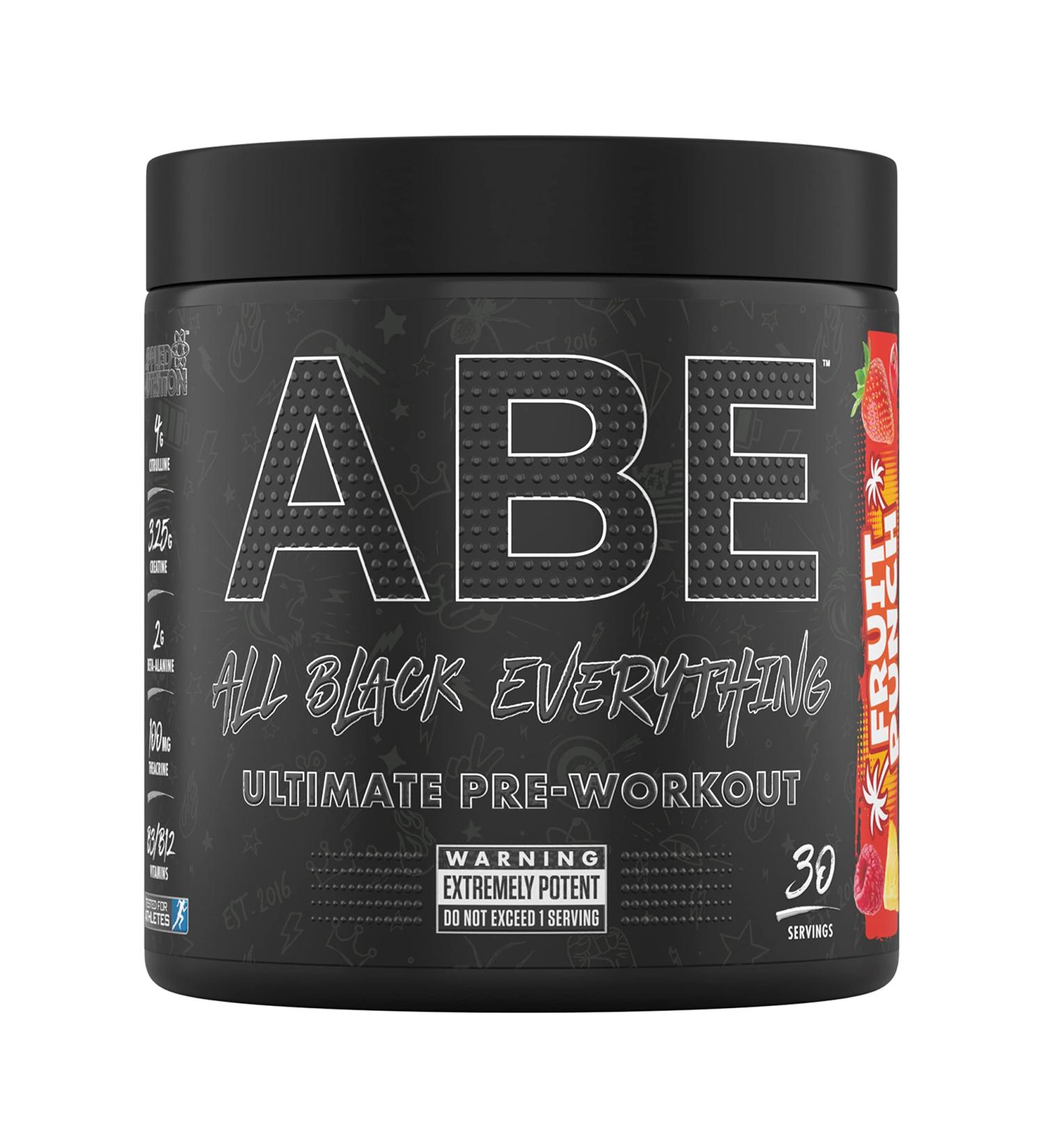 Applied Nutrition ABE Pre Workout Powder Fruit Punch 315g - Energy & Performance Boost with Citrulline, Creatine & Beta Alanine - 30 Servings - Buy Online on SooperMarket.com