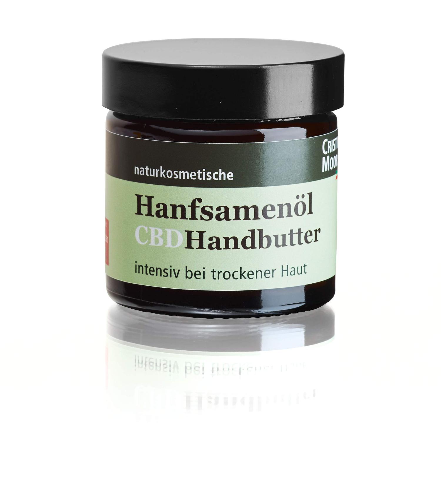 CristinenMoor Organic Hand Butter with Hemp Seed Oil | 50 ml - Nourish Dry Rough Hands - Buy Online on SooperMarket.com