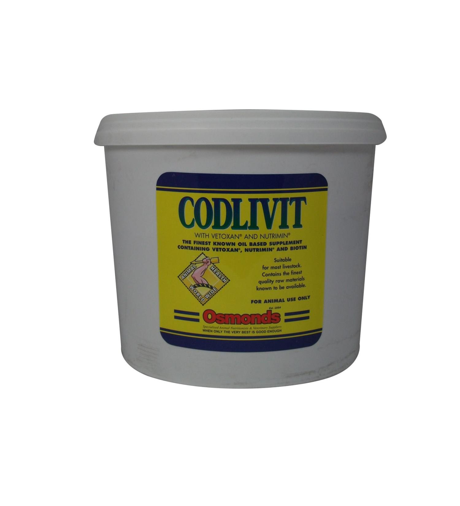 OSMONDS CODLIVIT WITH COPPER EQUINE HORSE VITAMINS & MINERALS