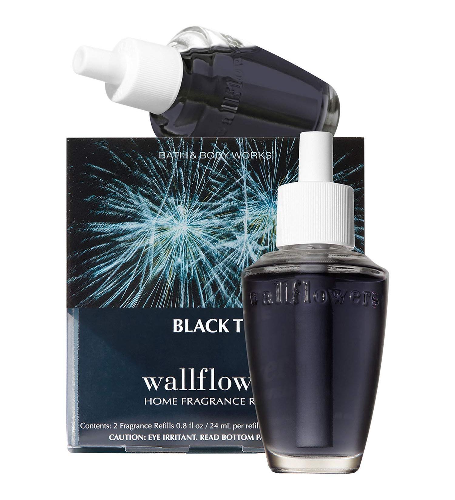 Bath and Body Works New Look! Black Tie Wallflowers 2-Pack Refills Sandalwood Sage 0.8 Fl Oz (Pack of 2)