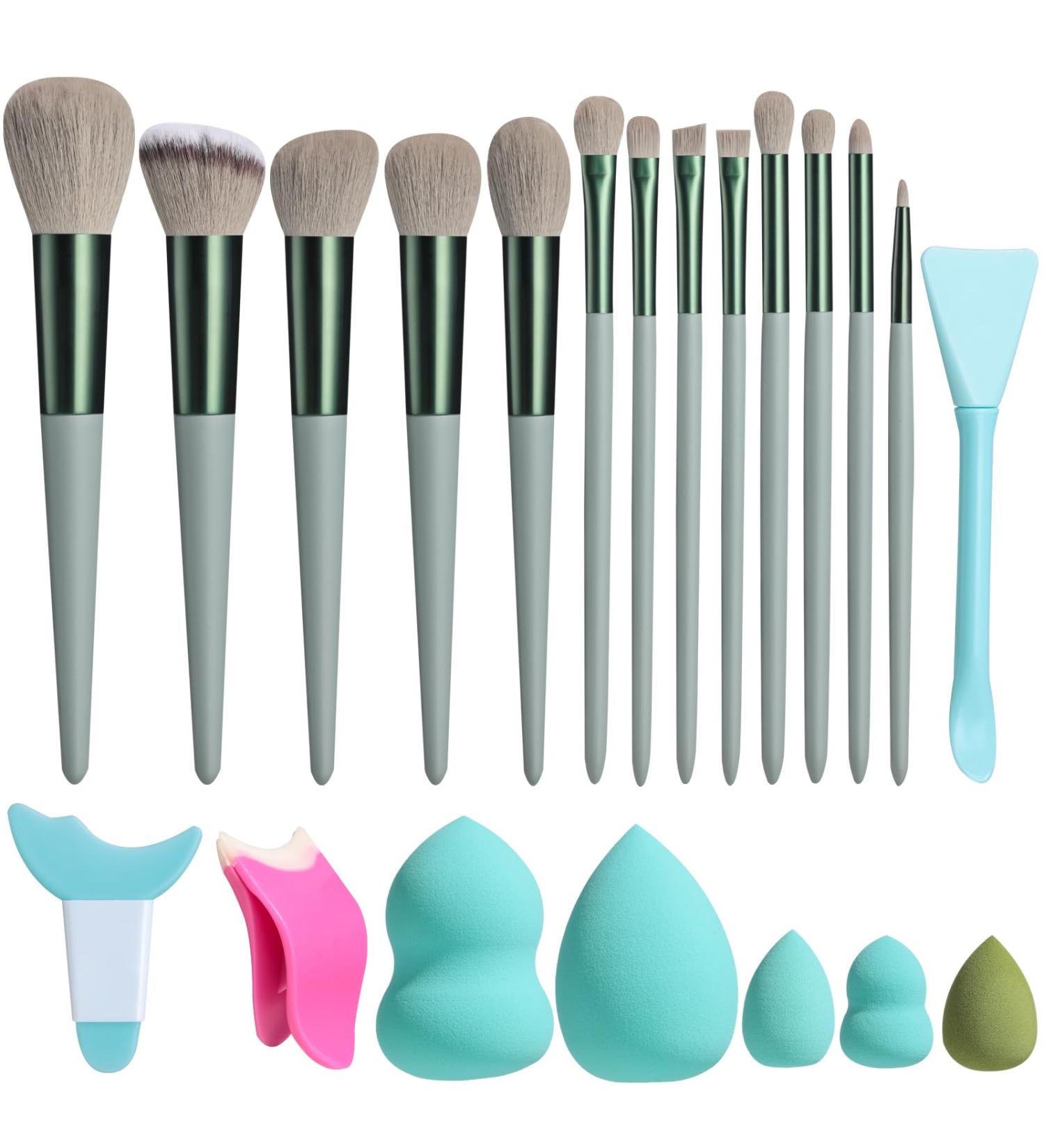 BS-MALL Premium 21 Makeup Brushes & Tools Set - Perfect for Flawless Application | International Shipping Available - Buy Online on SooperMarket.com