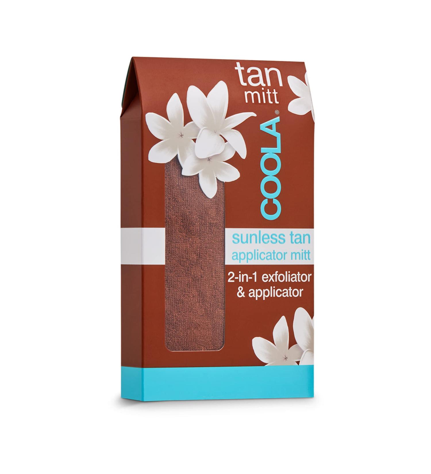 Coola Sunless Self Tanner Mitt - 2-in-1 Applicator & Exfoliator for Face & Body | Supports Sunless Tanning Lotion Application - Buy Online on SooperMarket.com