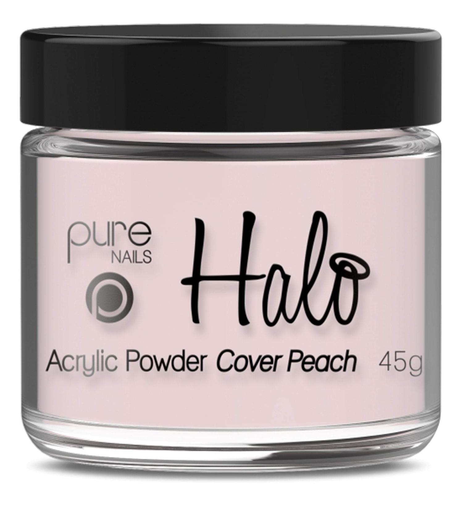 Halo By Pure Nails Acrylic Powder COVER PEACH 45g