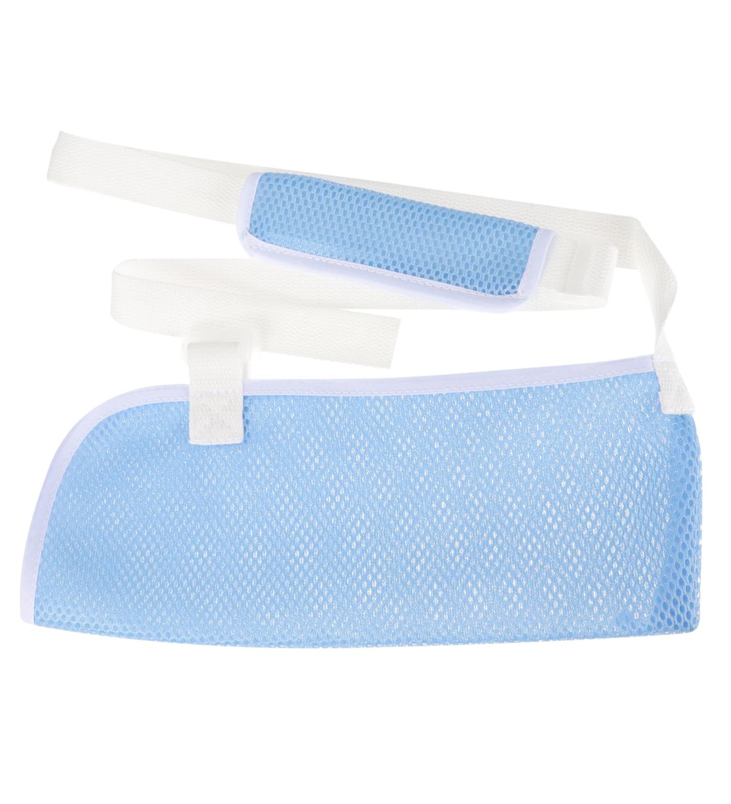 CIYODO Children's Arm Sling Arm Sling for Shoulder Sling Immobilizer Sling Arm Brace Net 60X30CM Sky-blue - Buy Online on SooperMarket.com