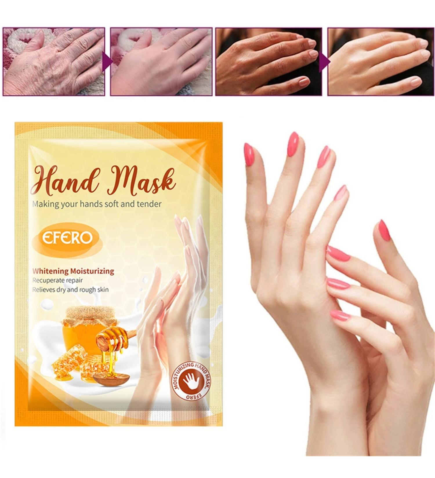Yueci Sweetheart Hand Mask Gloves - Moisturizing Nourishing & Anti-Aging Care for Dry Cracked Hands - Buy Online on SooperMarket.com