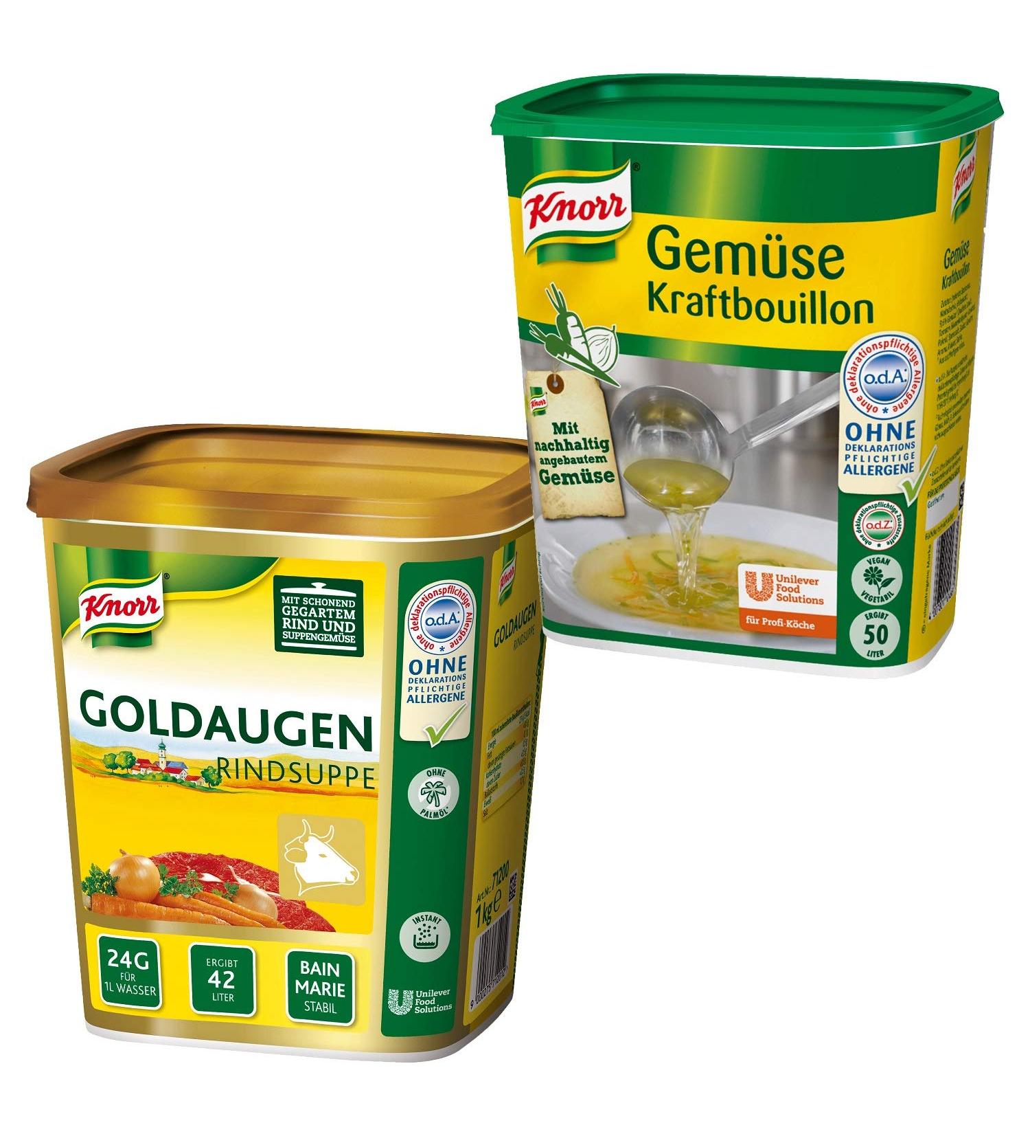 Buy Knorr Emergency Stock Bouillons - Gold Eyes Beef & Vegetables 1kg (2-Pack) - Best for Gourmet Soup & Cooking - Buy Online on SooperMarket.com