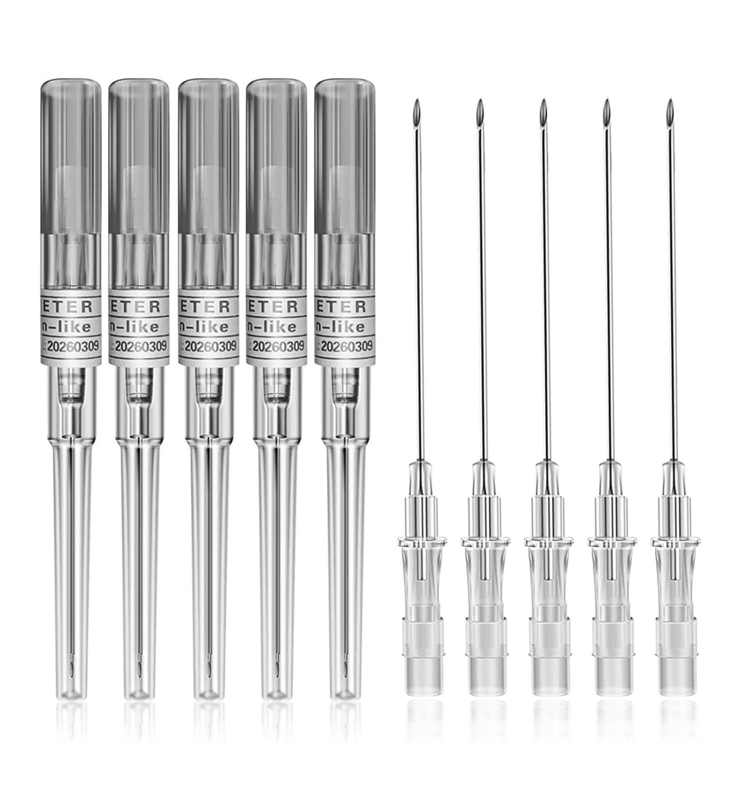 TONBAO 16G Disposable Catheter Piercing Needles - Pack of 10 | Hollow IV Catheter for Ear Nose Piercing - Buy Online on SooperMarket.com