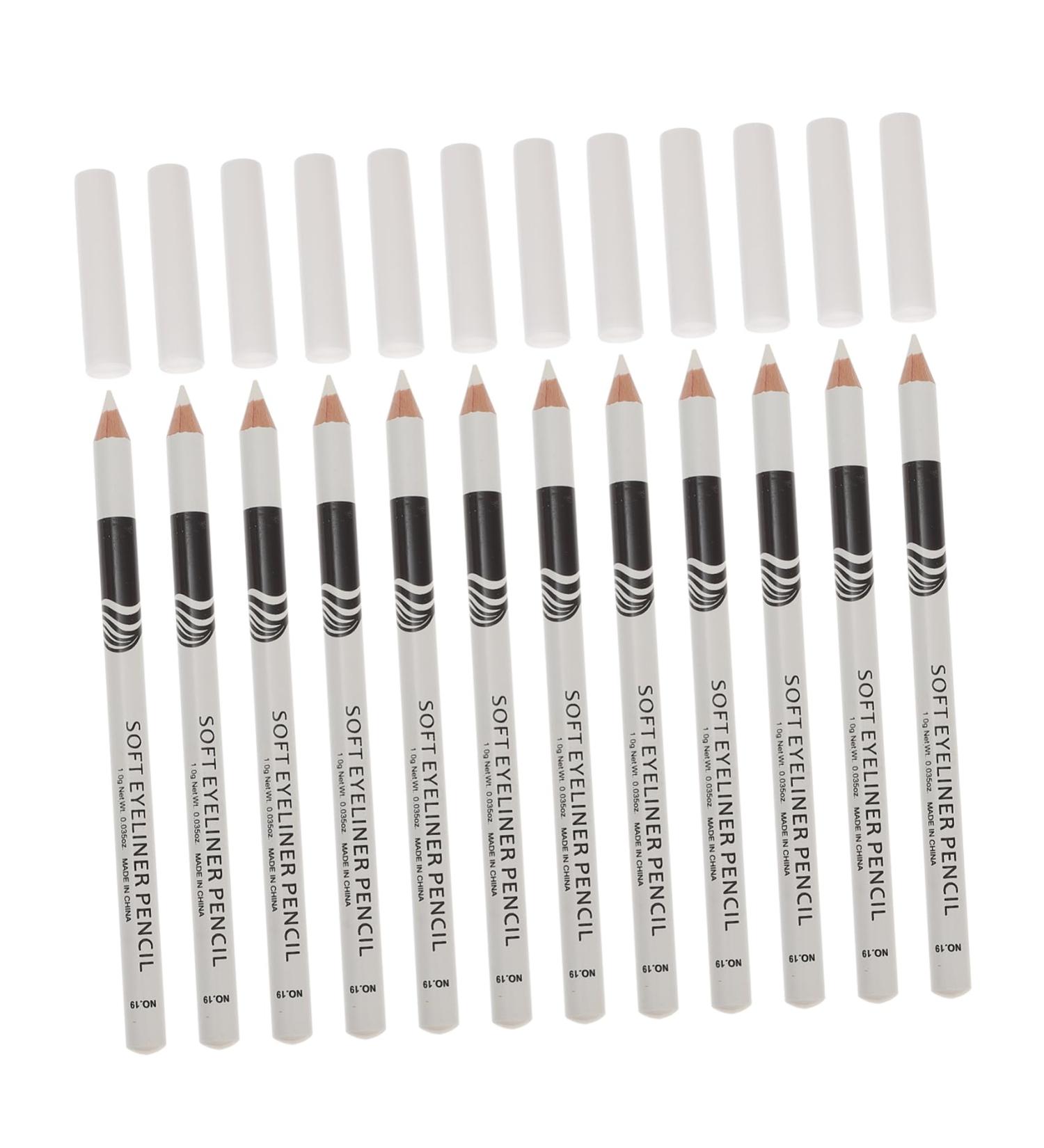 BELLIFFY 12pcs Lying Silkworm Eyeliner Glitter Highlighters Highlighter Pens Makeup Eyeliner Plastic White - Buy Online on SooperMarket.com